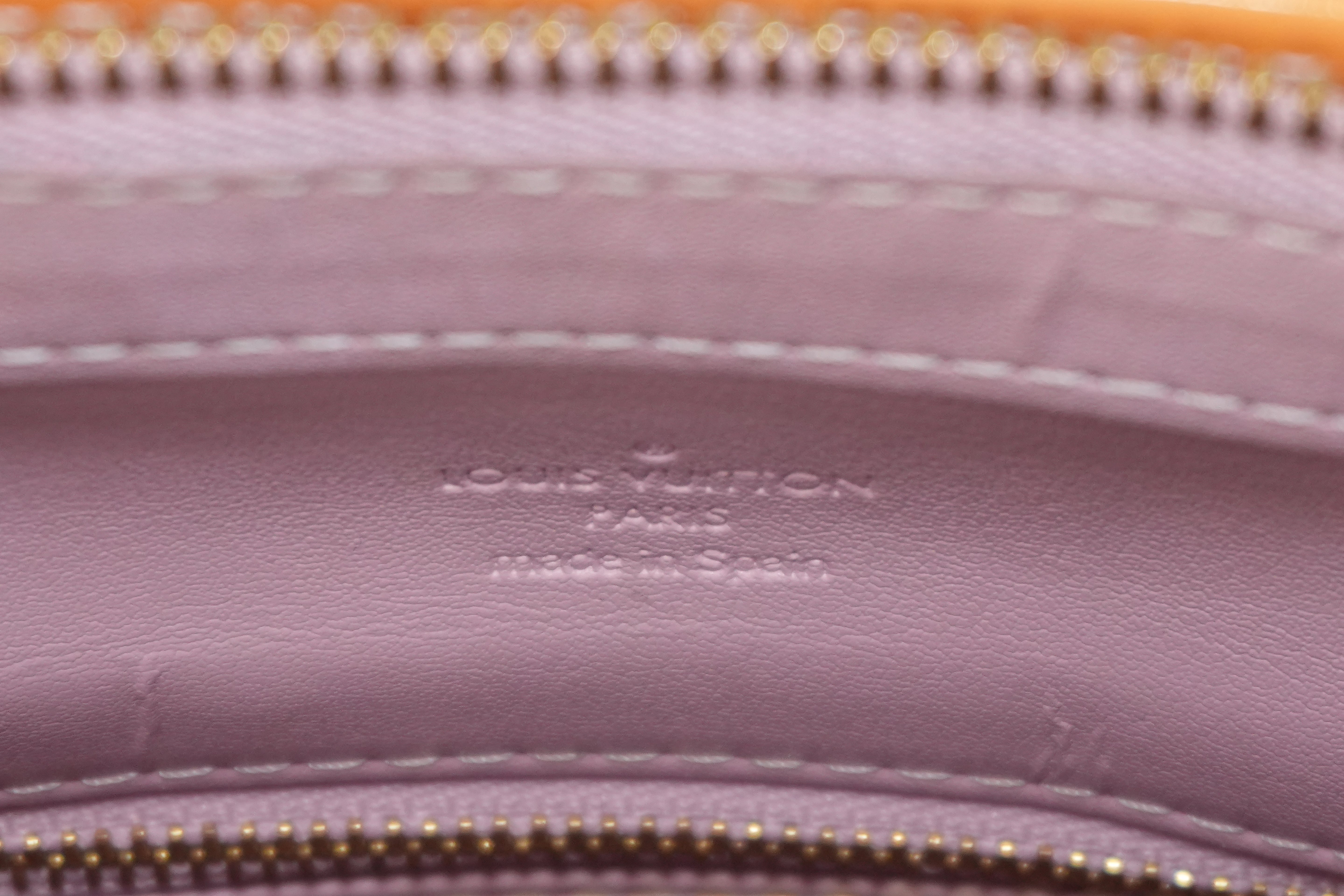 Pre-owned Louis Vuitton Vernis Houston Handbag Yellow