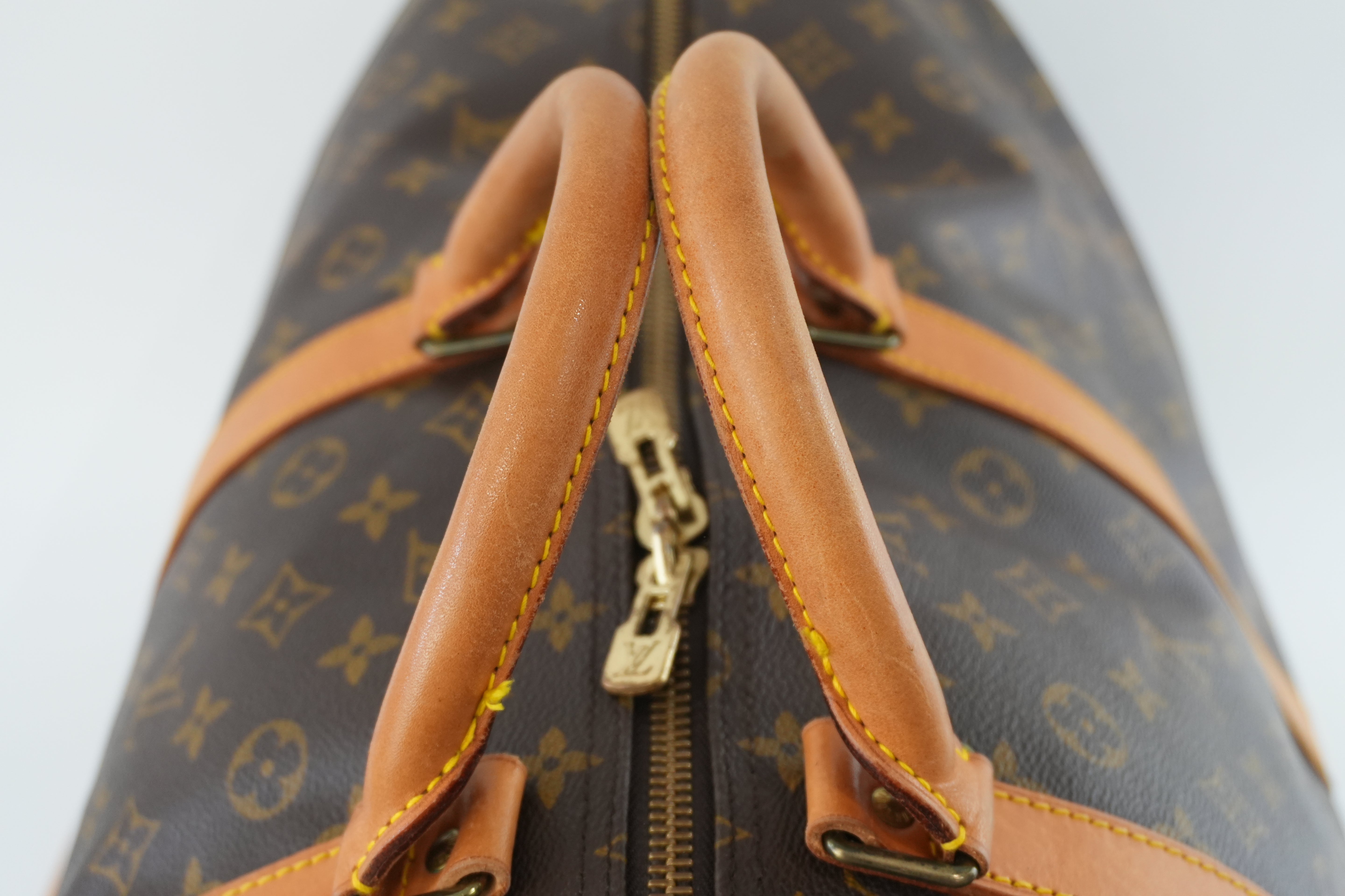 Pre-owned Louis Vuitton Monogram Keepall 60 Bandouliere