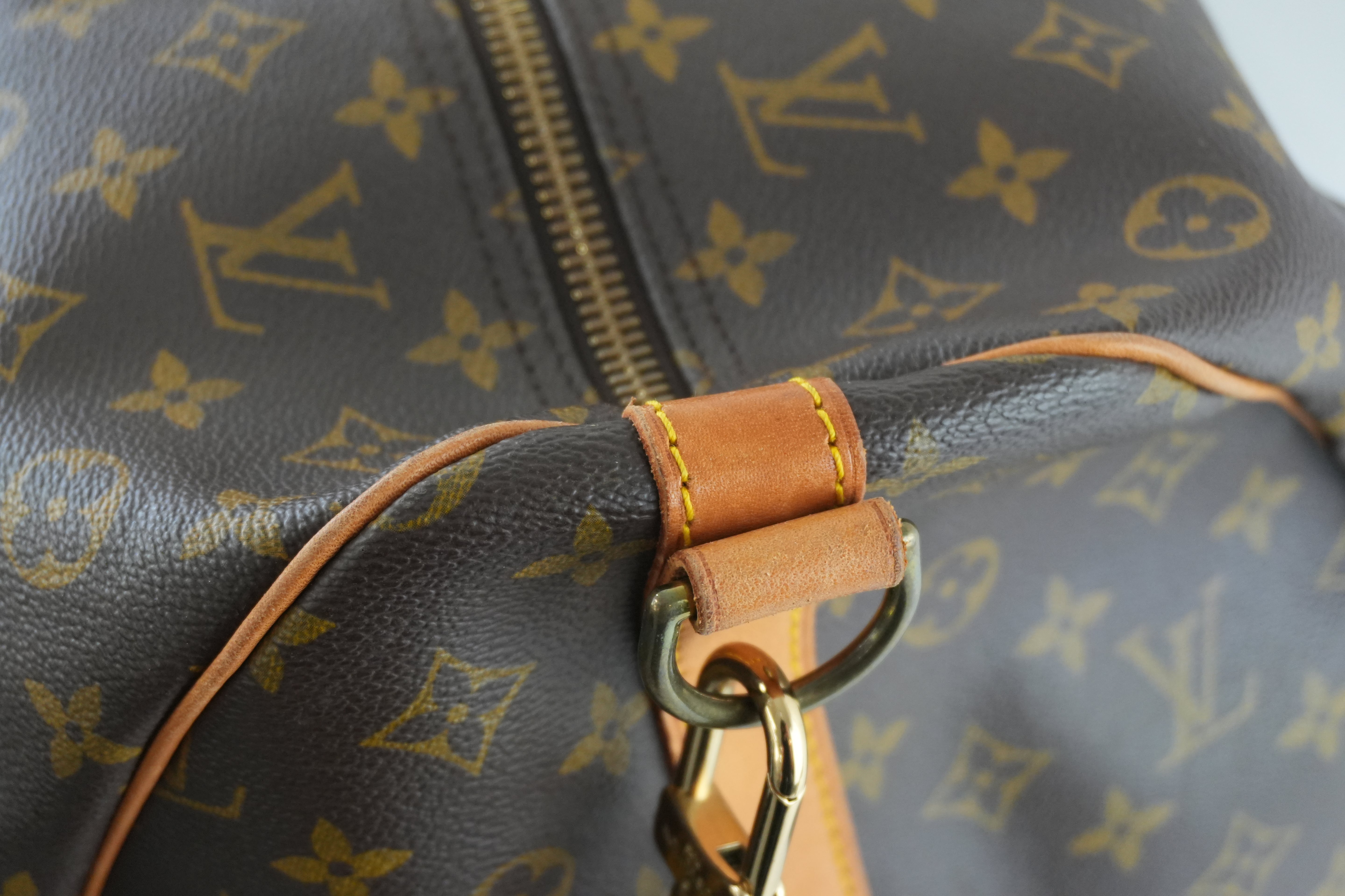 Pre-owned Louis Vuitton Monogram Keepall 60 Bandouliere