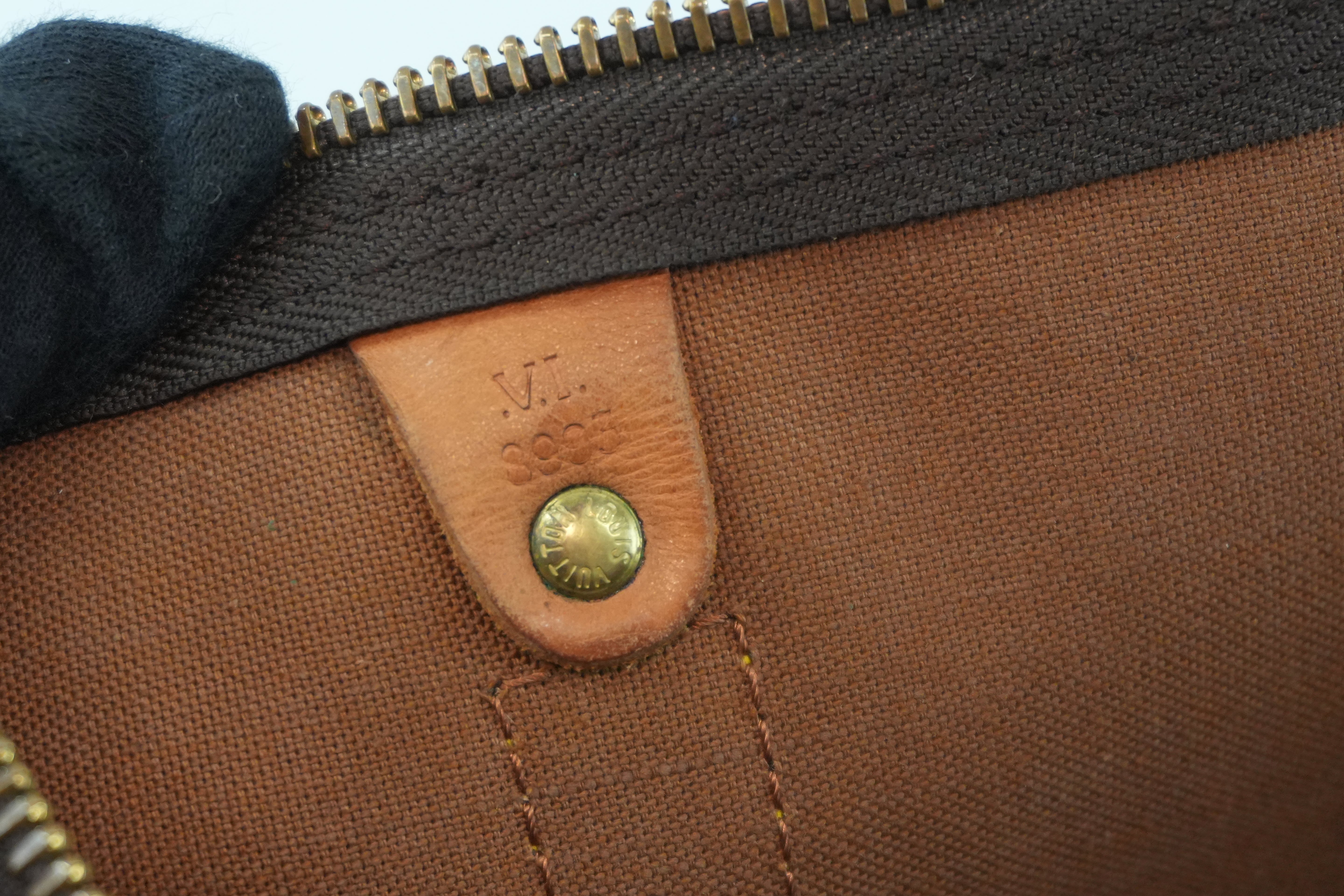 Pre-owned Louis Vuitton Monogram Keepall 60 Bandouliere