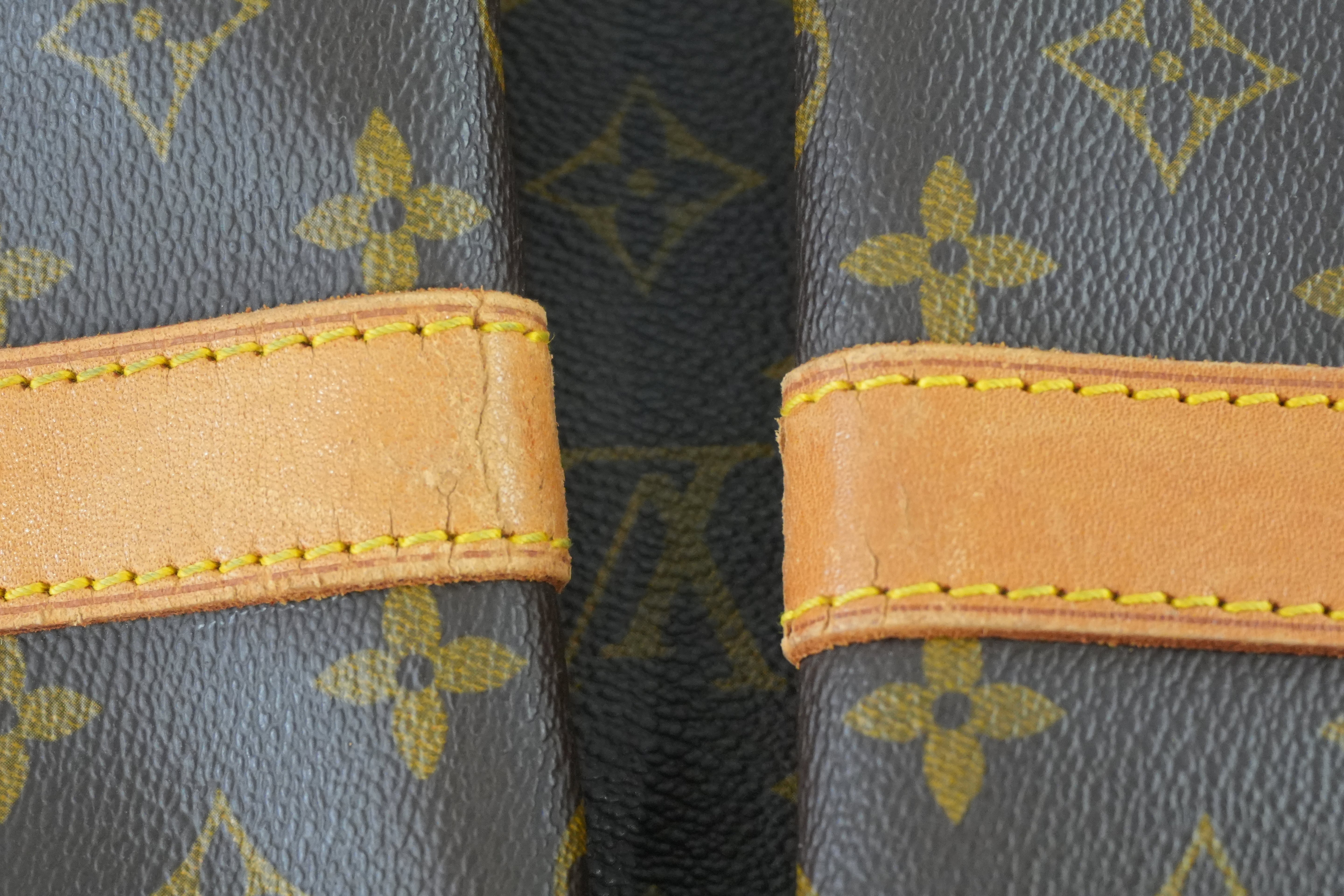 Pre-owned Louis Vuitton Monogram Keepall 60 Bandouliere