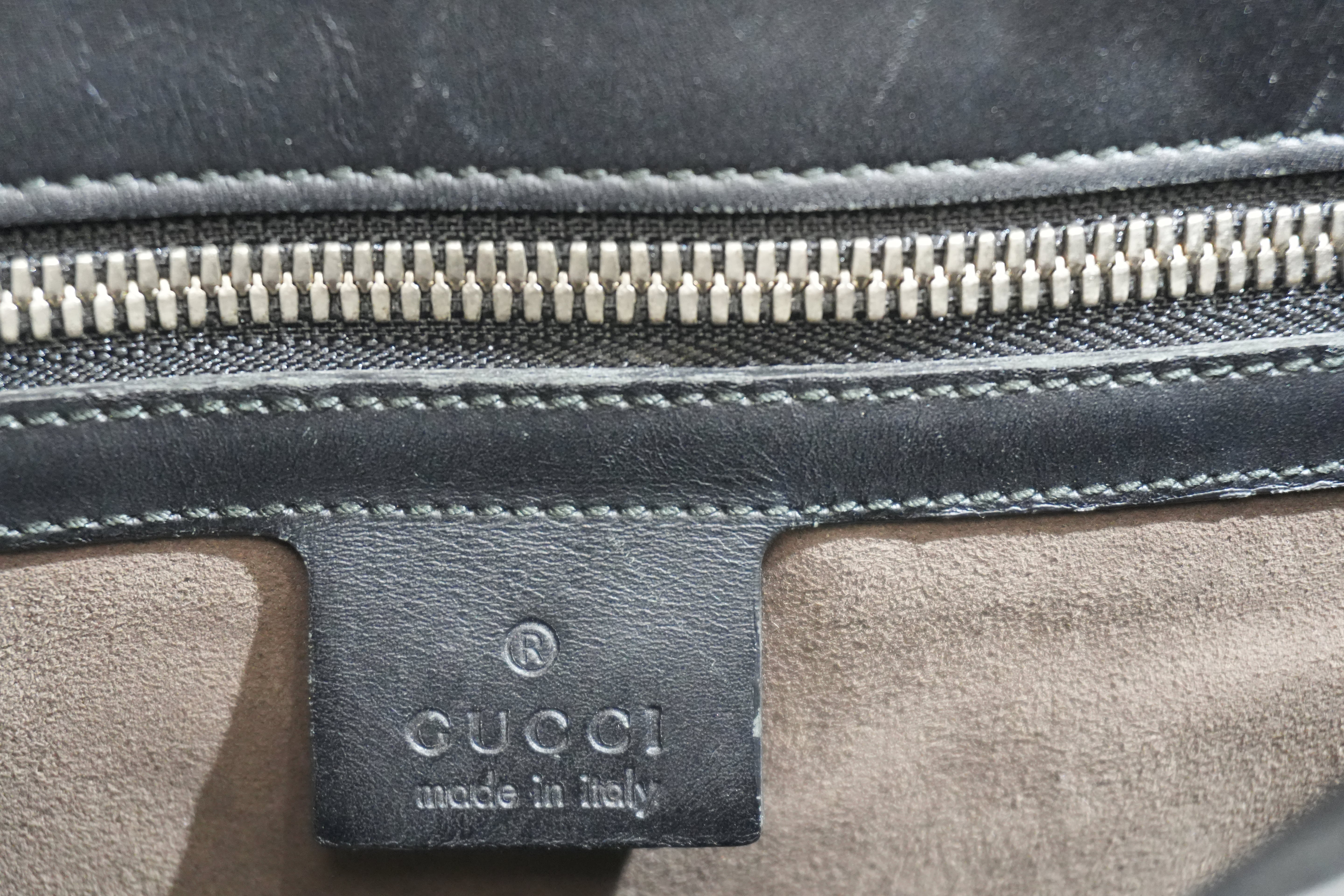 Pre-owned Gucci Two Way Kaleido Vertical Tote Bag Brown