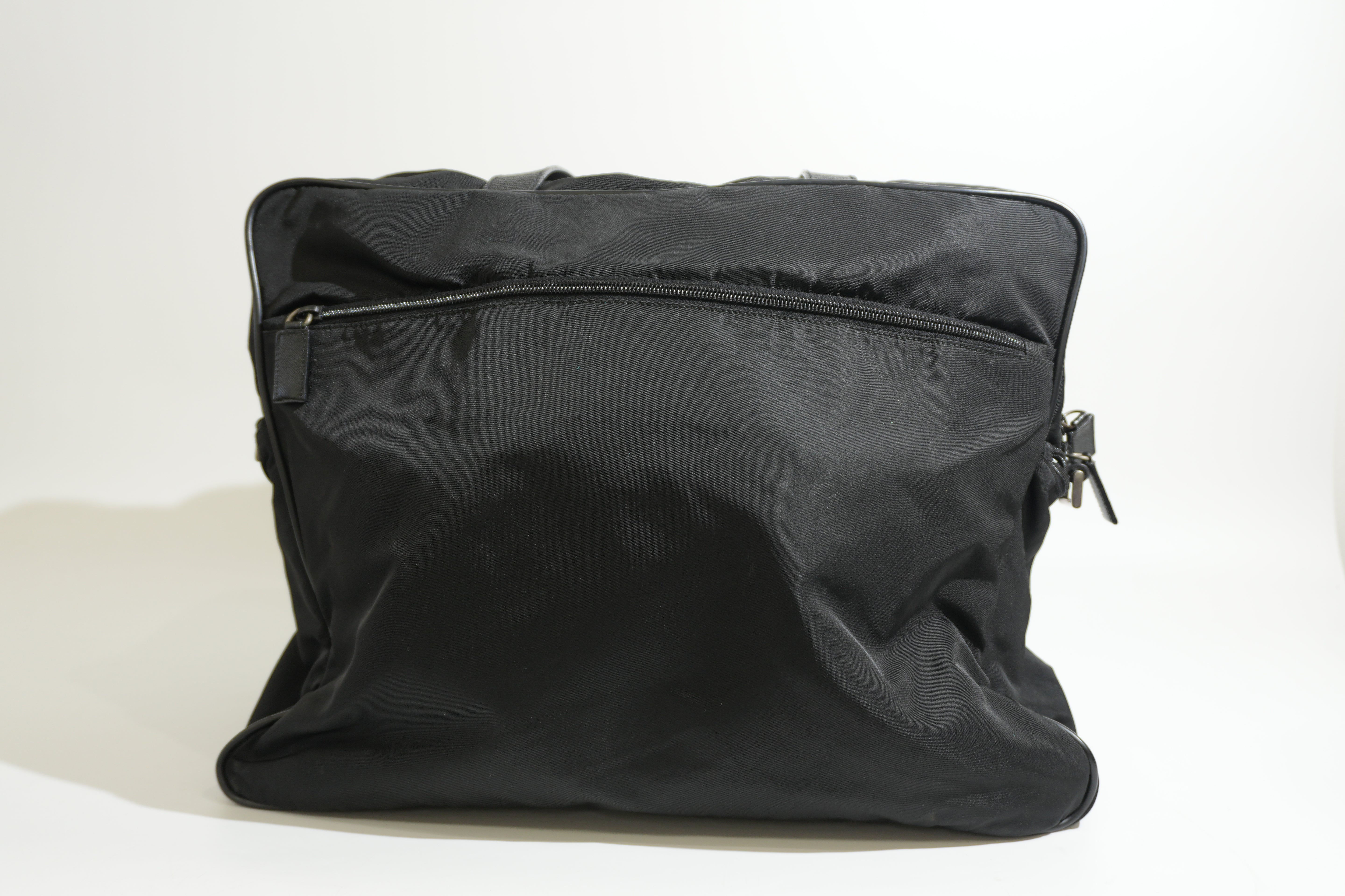 Pre-owned Prada Travel Tote Bag Black