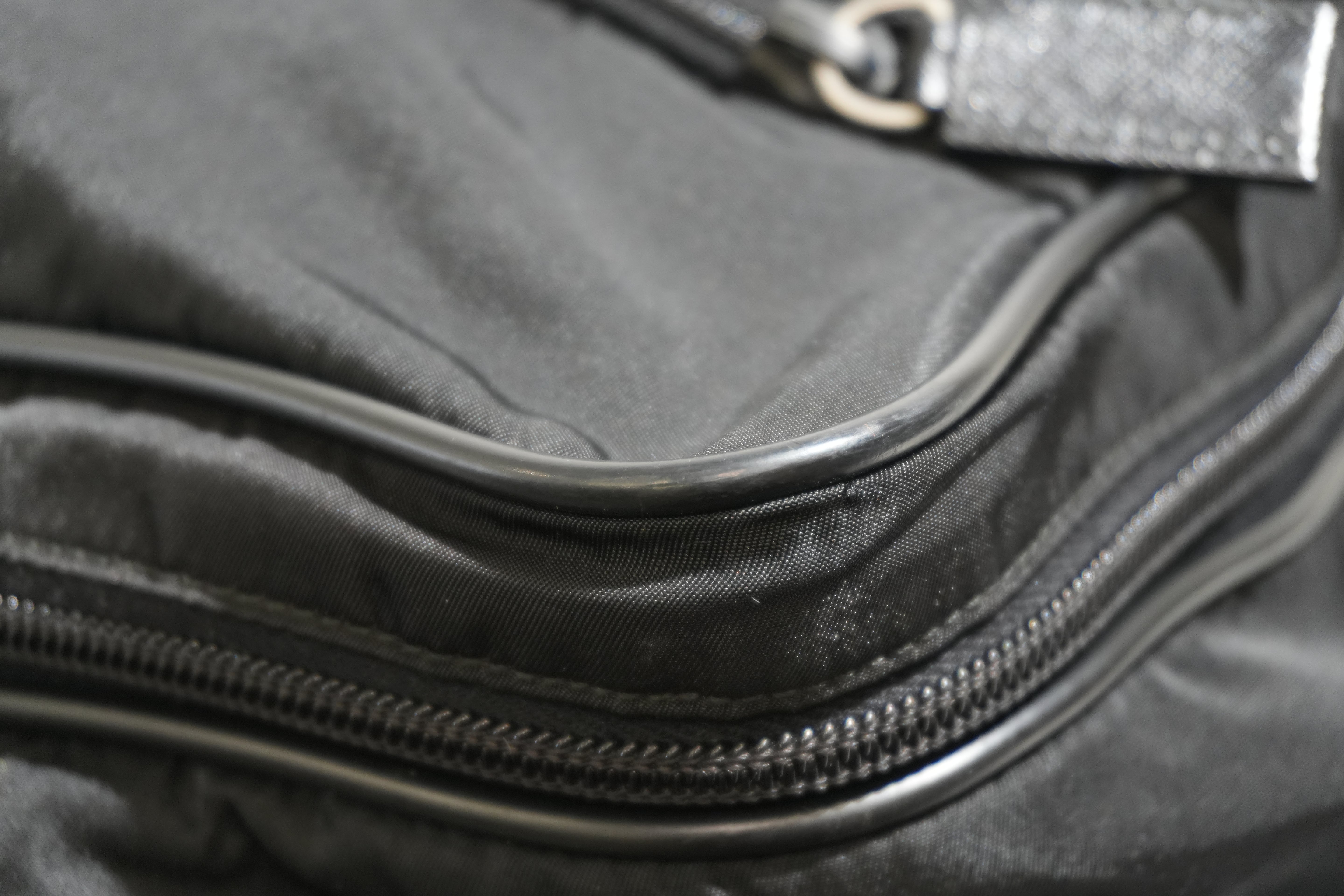 Pre-owned Prada Travel Tote Bag Black
