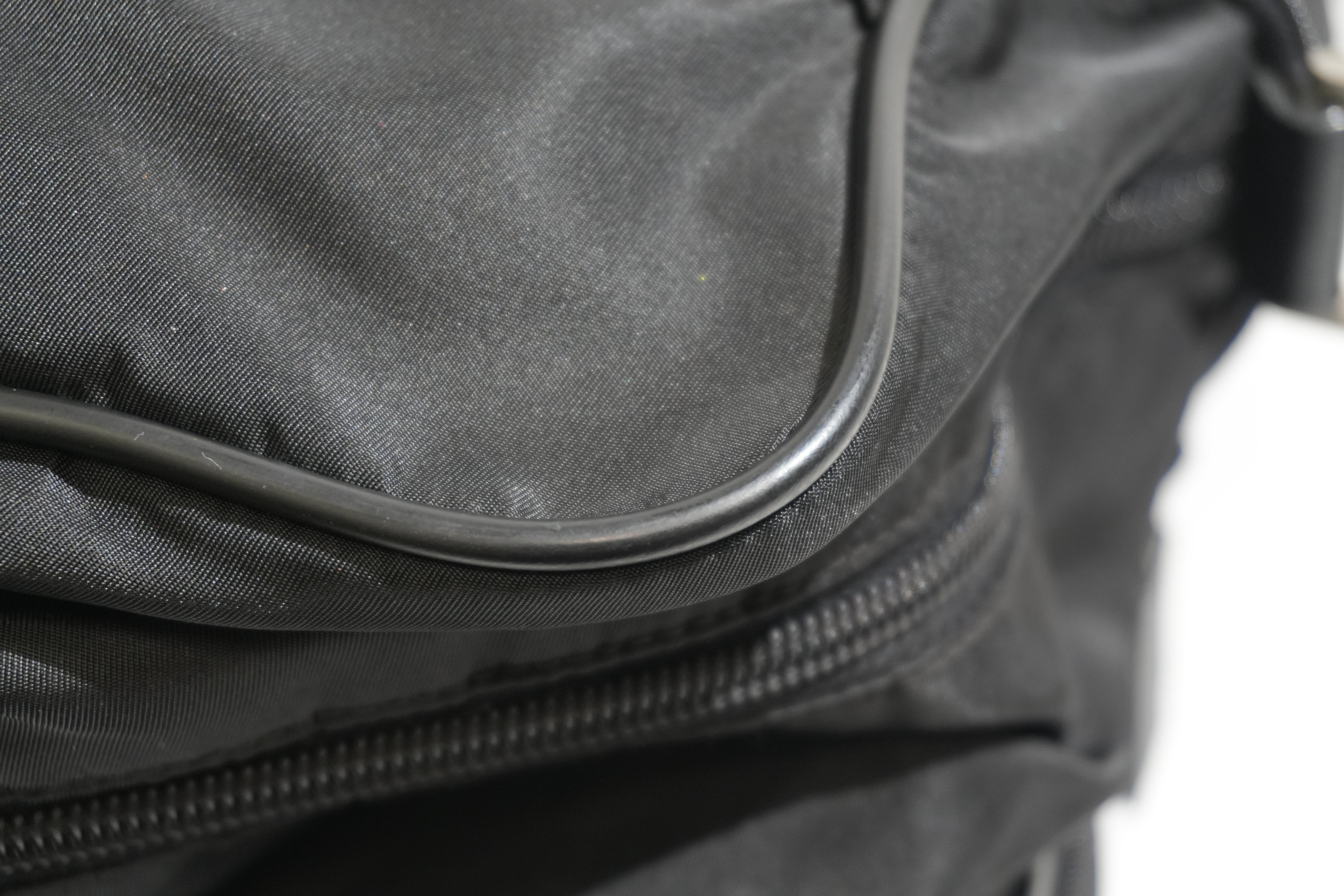 Pre-owned Prada Travel Tote Bag Black