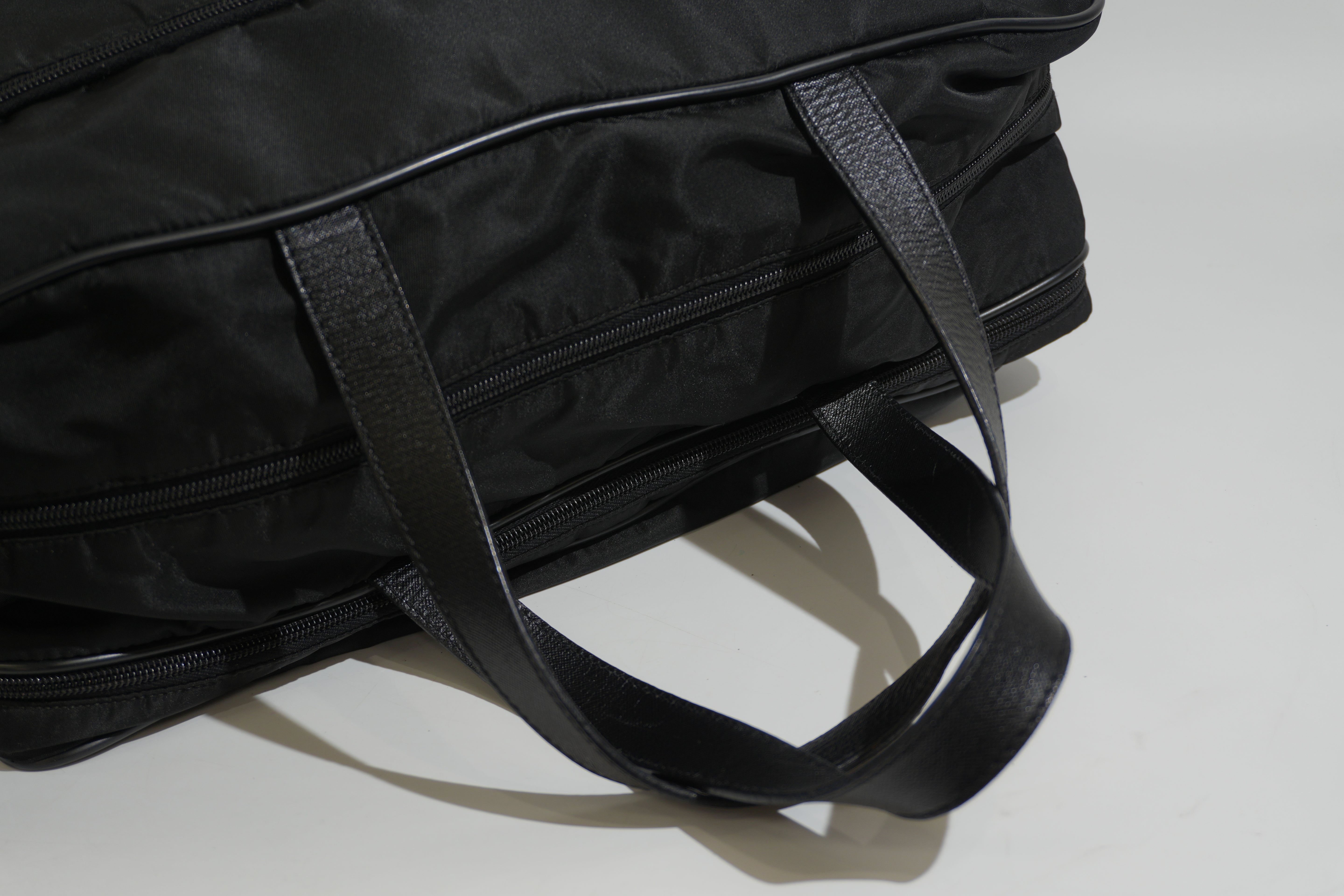 Pre-owned Prada Travel Tote Bag Black