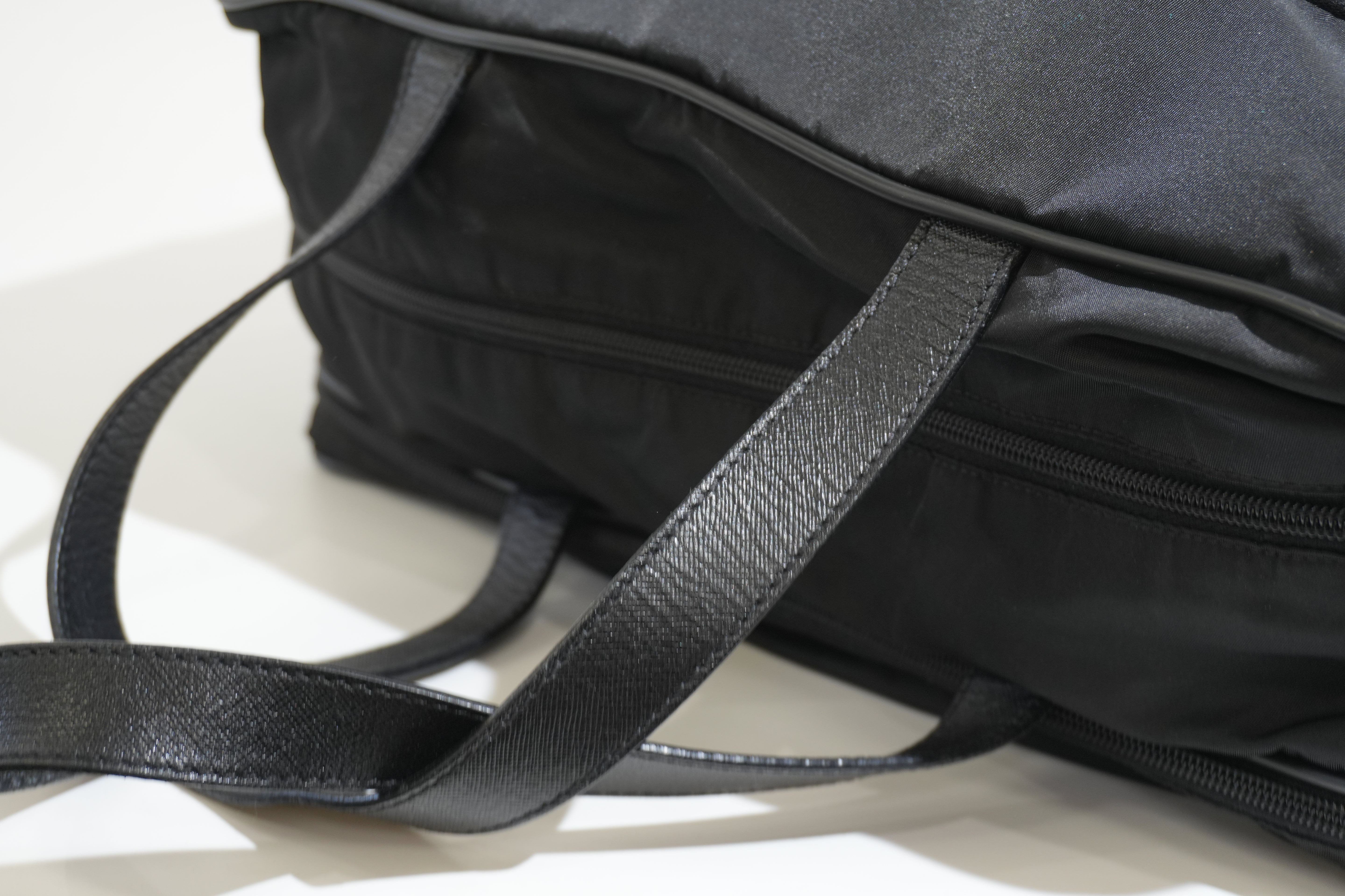 Pre-owned Prada Travel Tote Bag Black