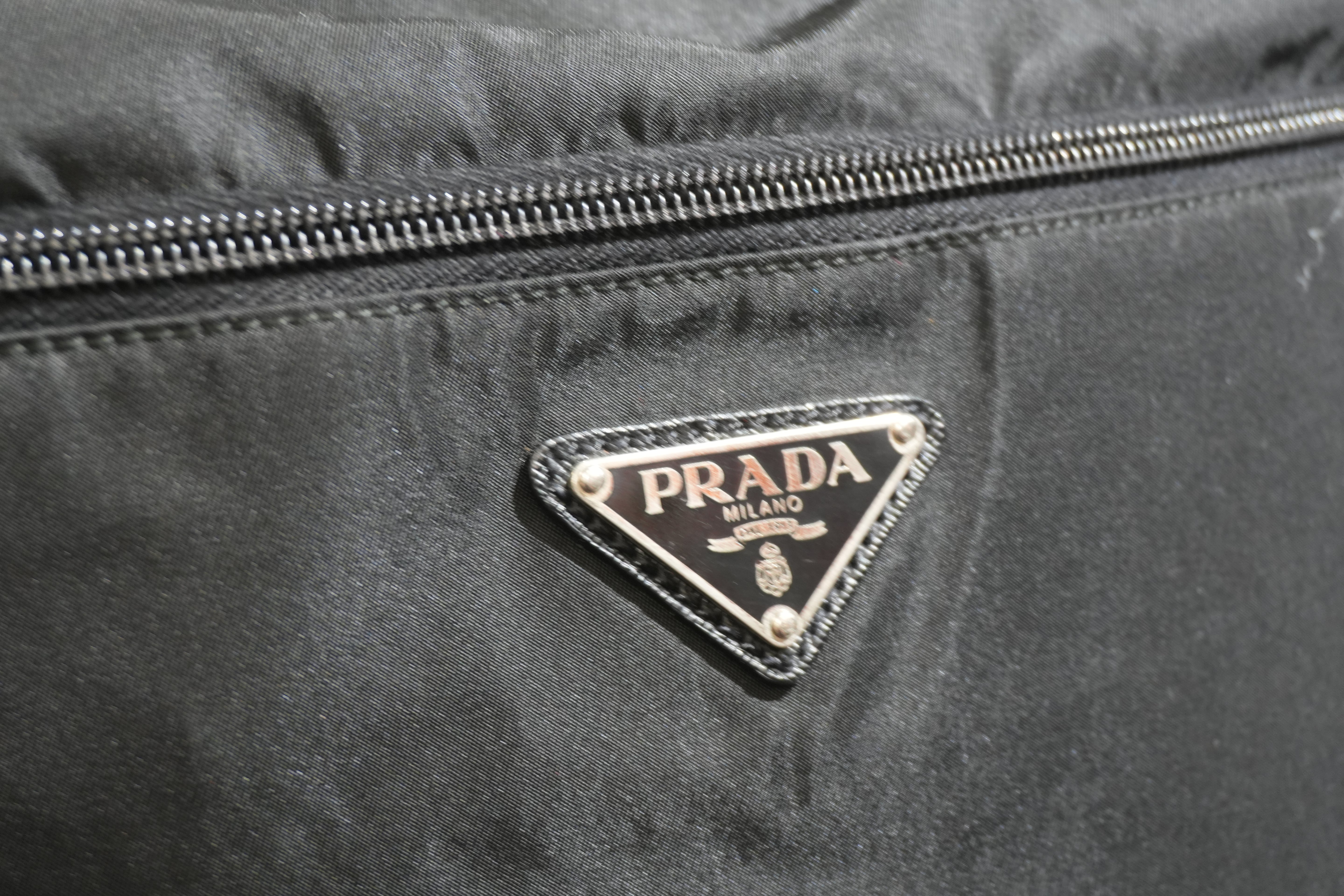 Pre-owned Prada Travel Tote Bag Black