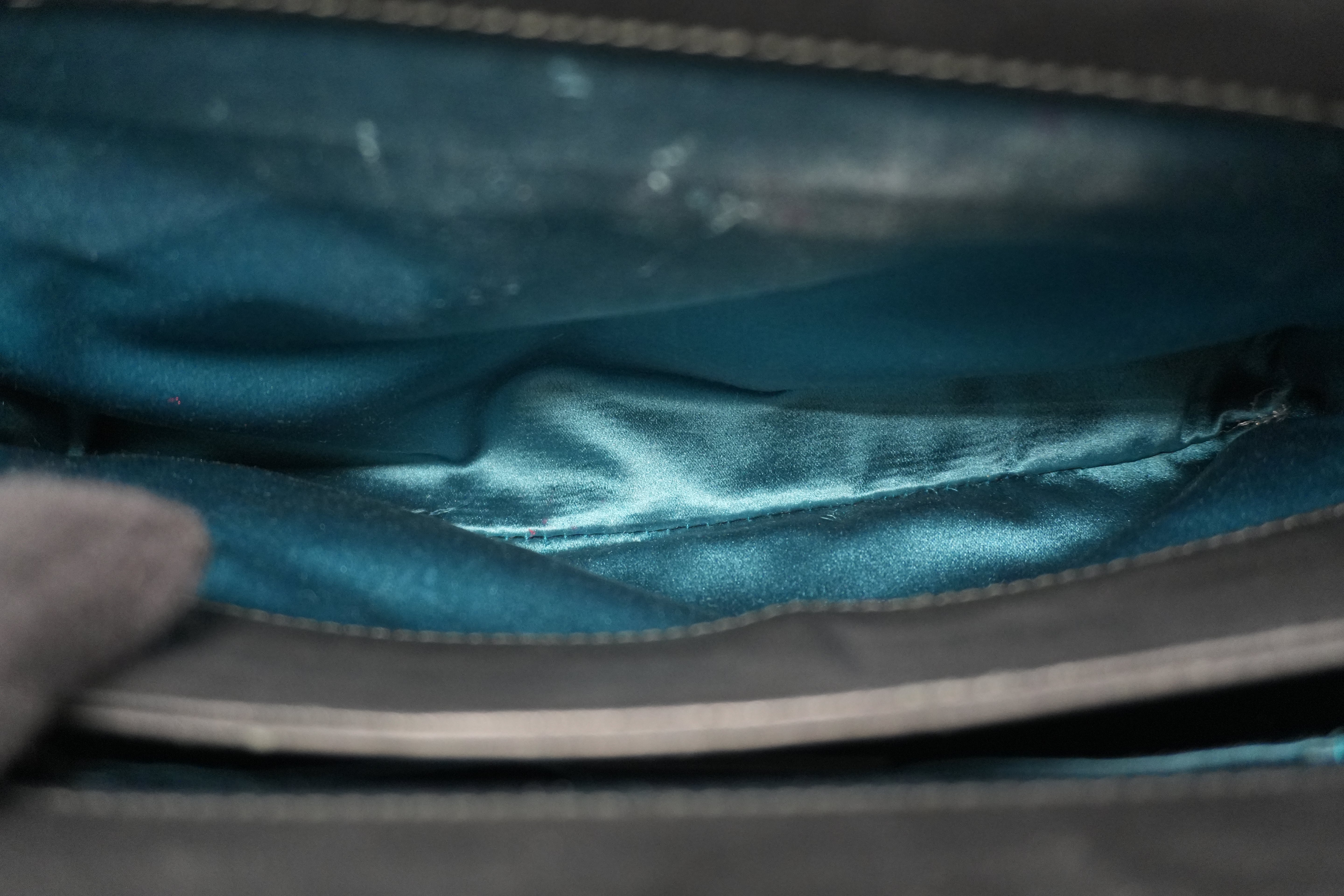 Pre-owned Gucci Suede Leather Chain Shoulder Bag Red