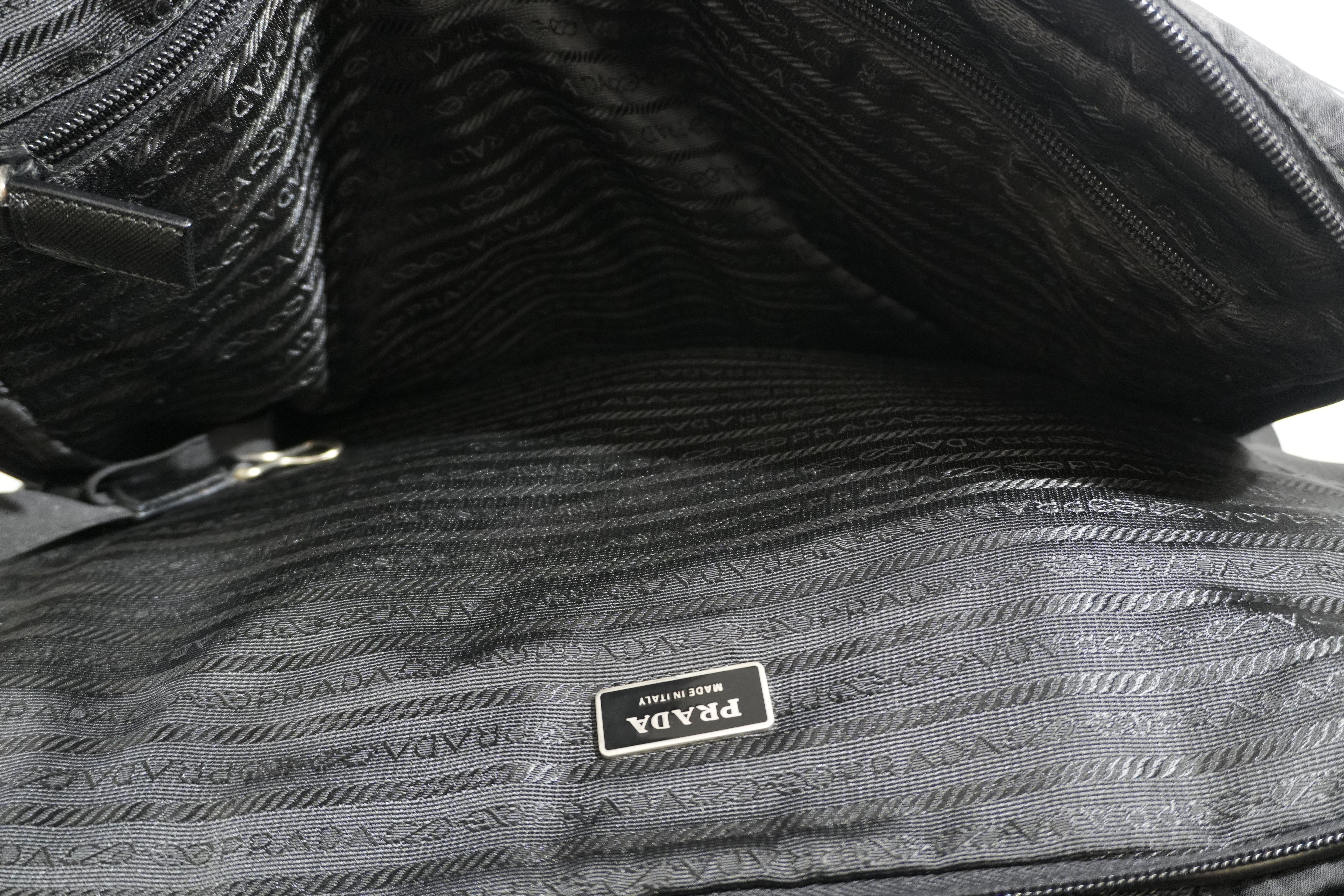Pre-owned Prada Travel Tote Bag Black