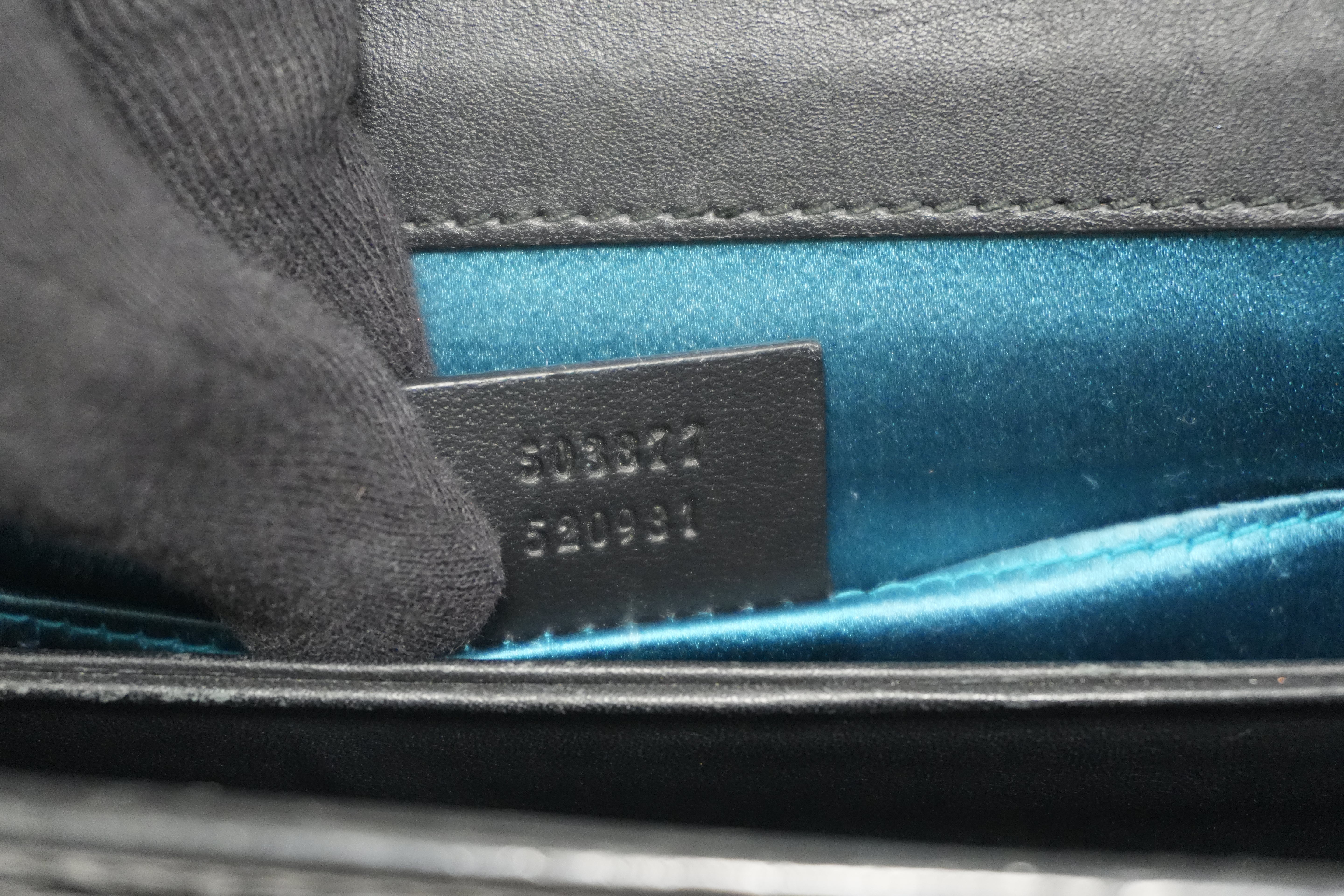 Pre-owned Gucci Suede Leather Chain Shoulder Bag Red