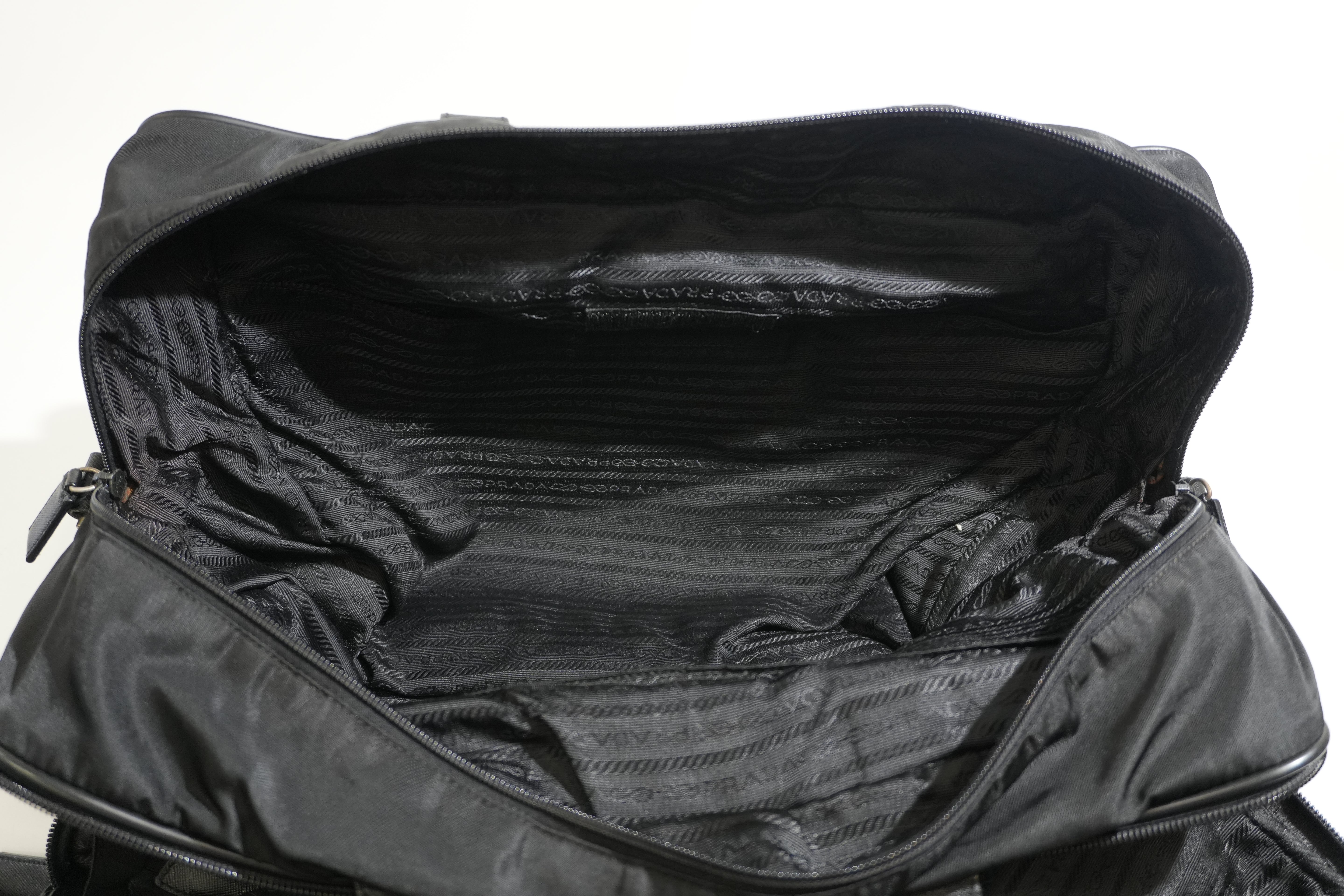Pre-owned Prada Travel Tote Bag Black