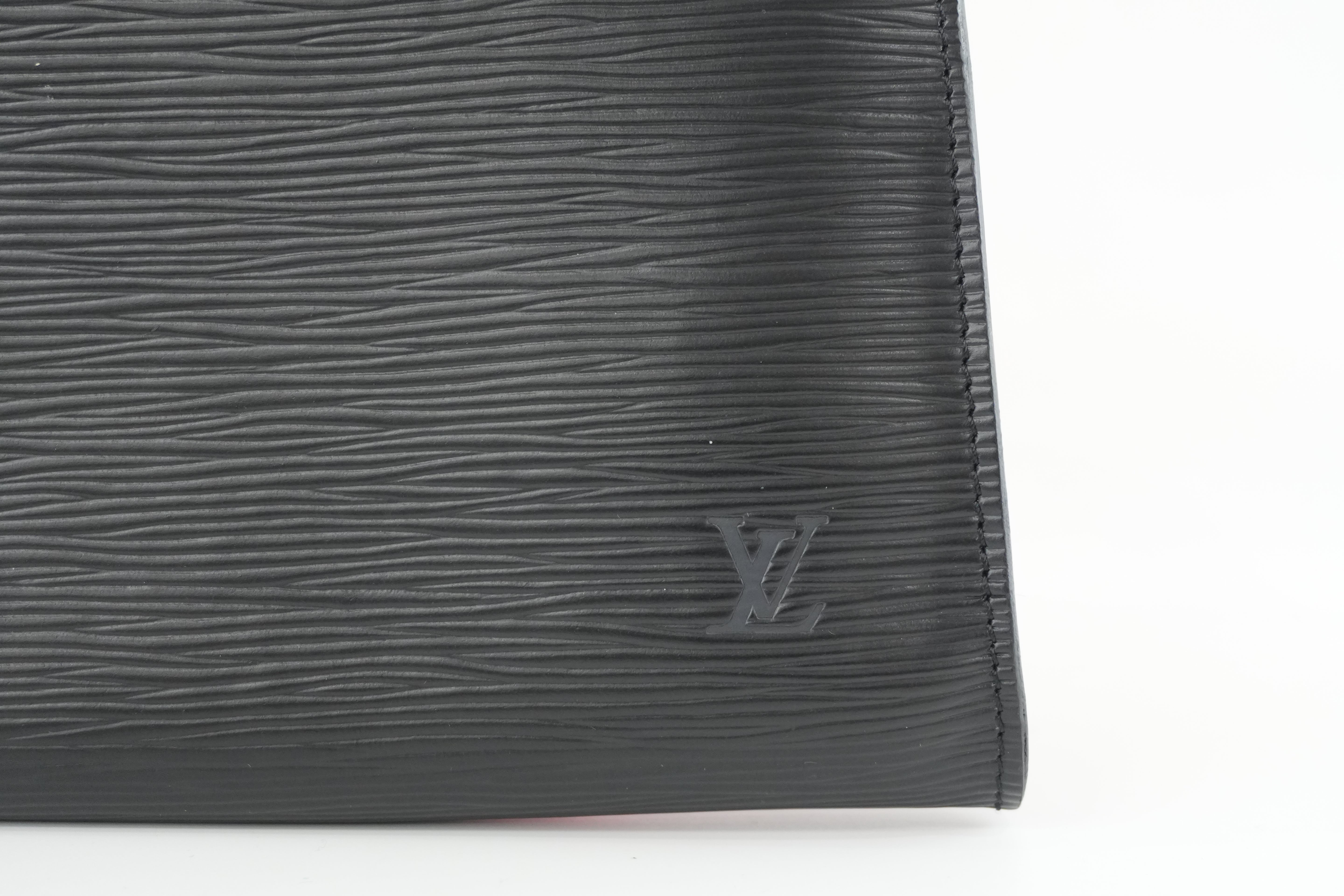 Louis Vuitton Epi Pochette Accessories Black Used