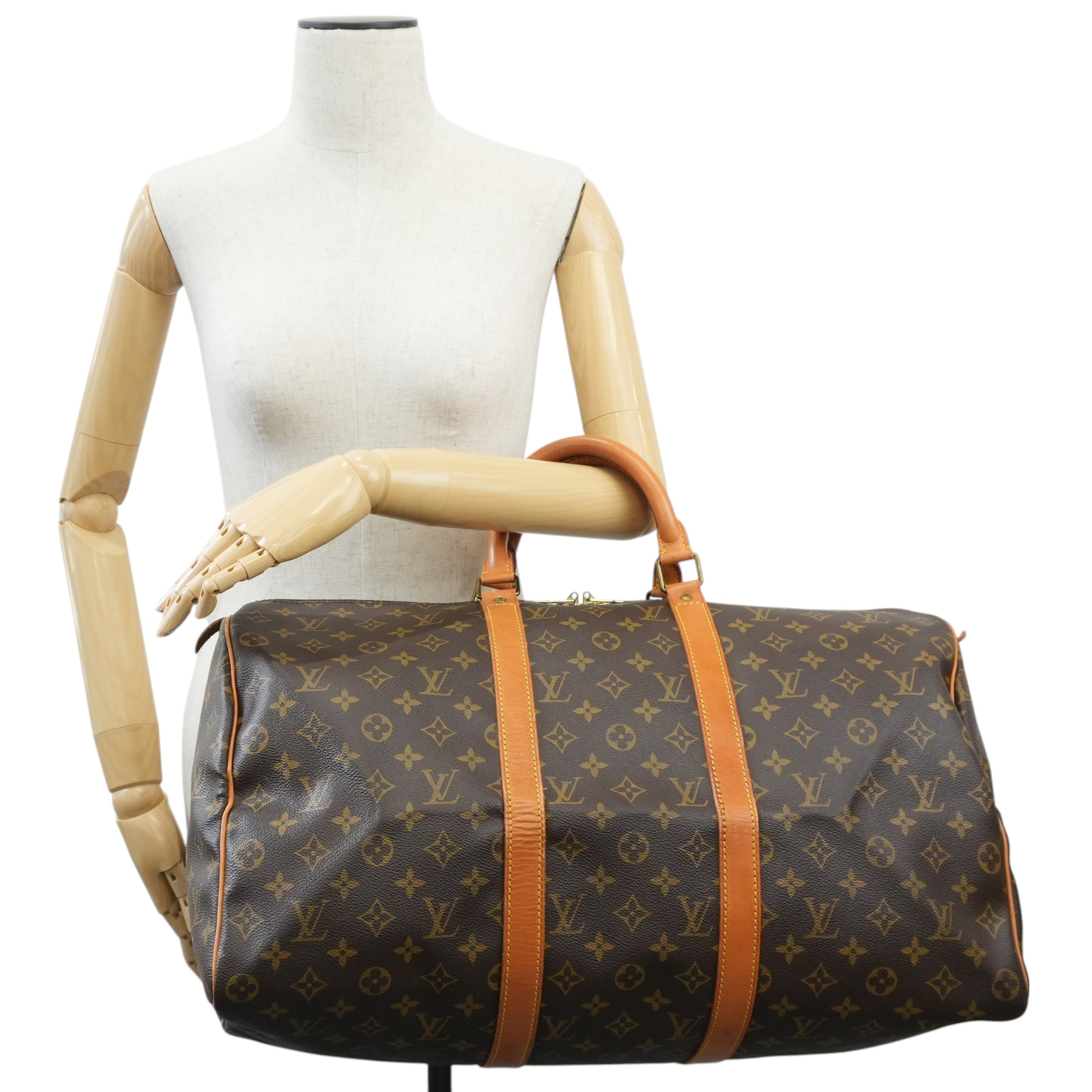 Louis Vuitton Monogram Keepall 50 Duffle Bag Used