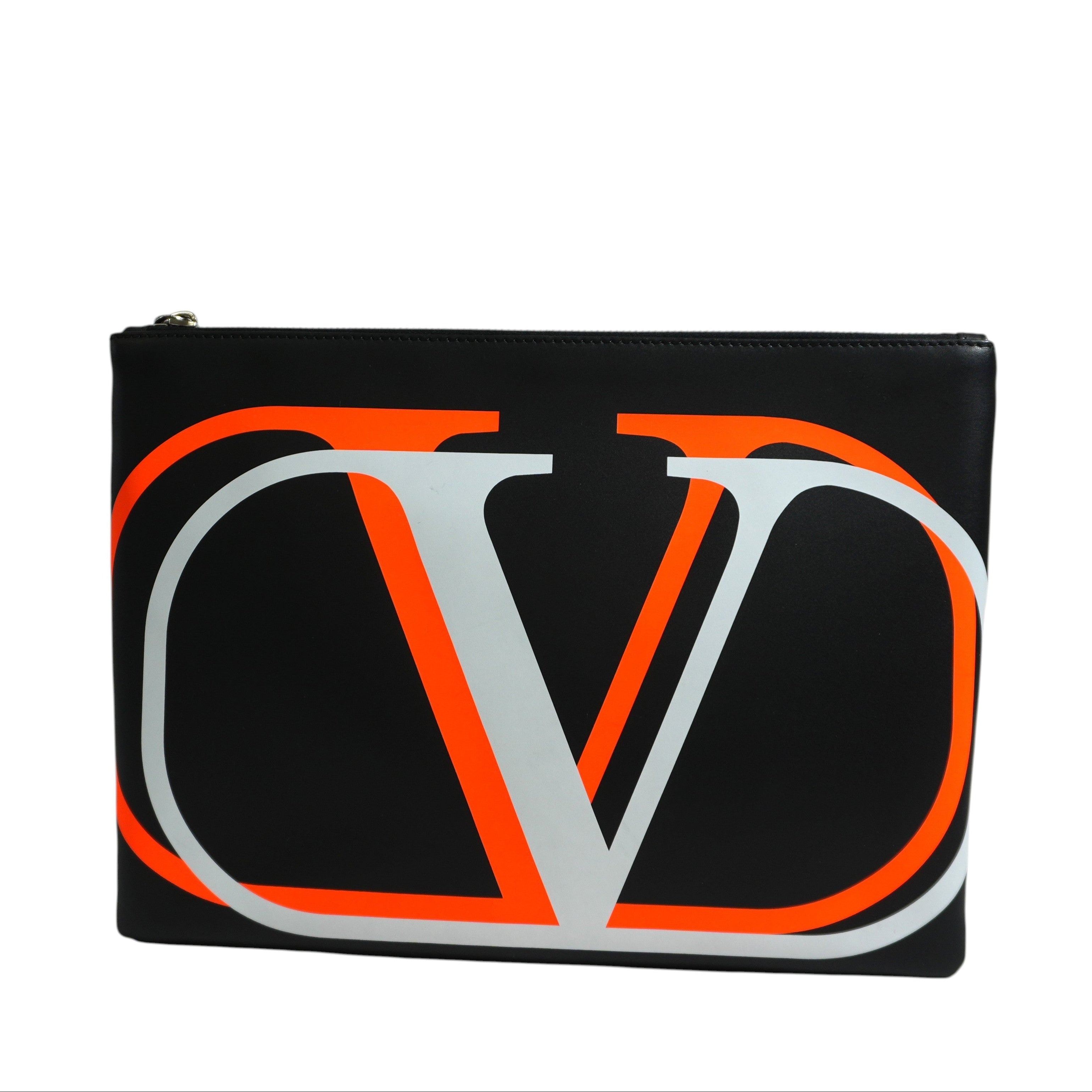 Pre-owned Valentino Wrist Clutch Bag Black