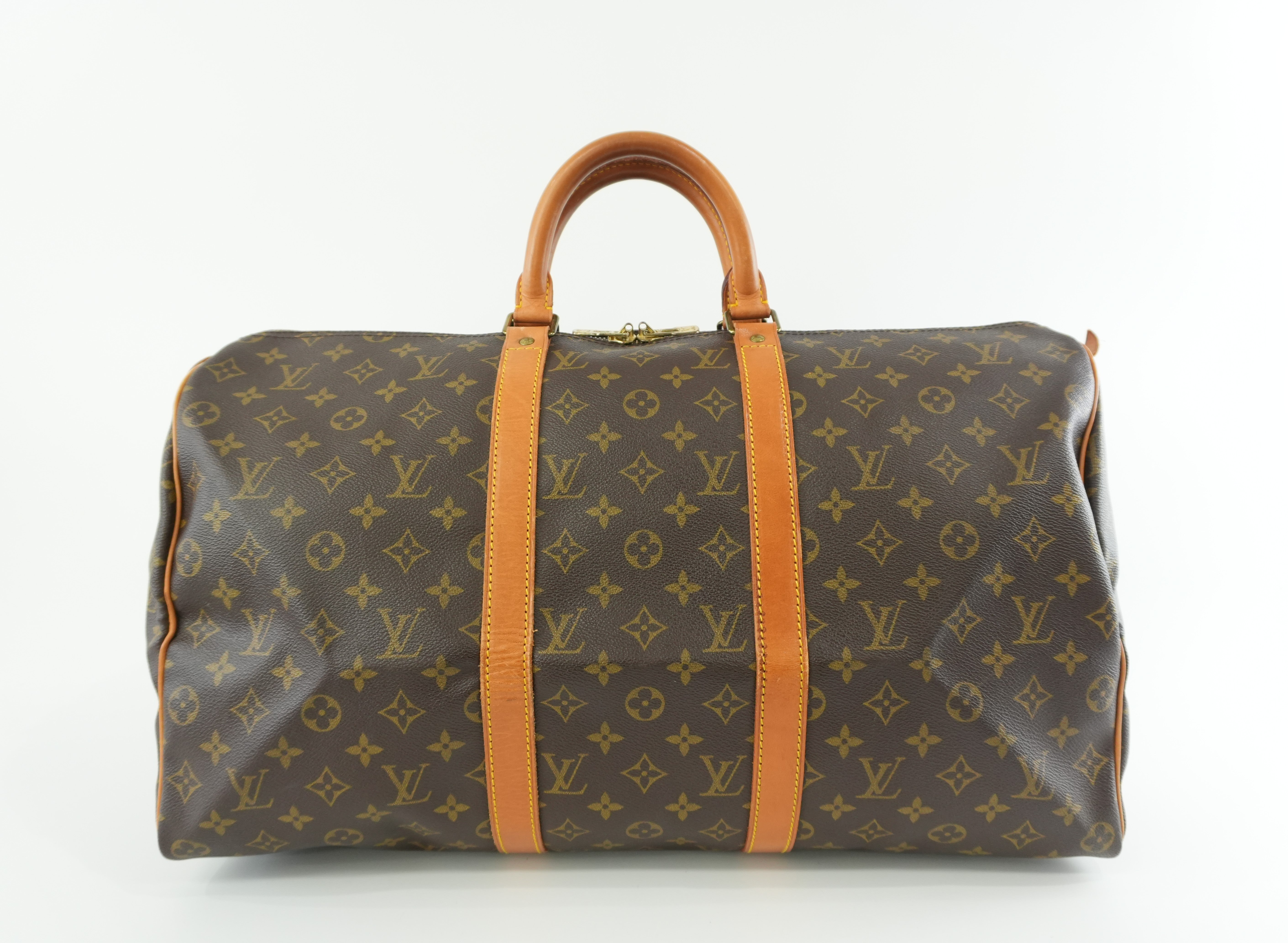 Louis Vuitton Monogram Keepall 50 Duffle Bag Used