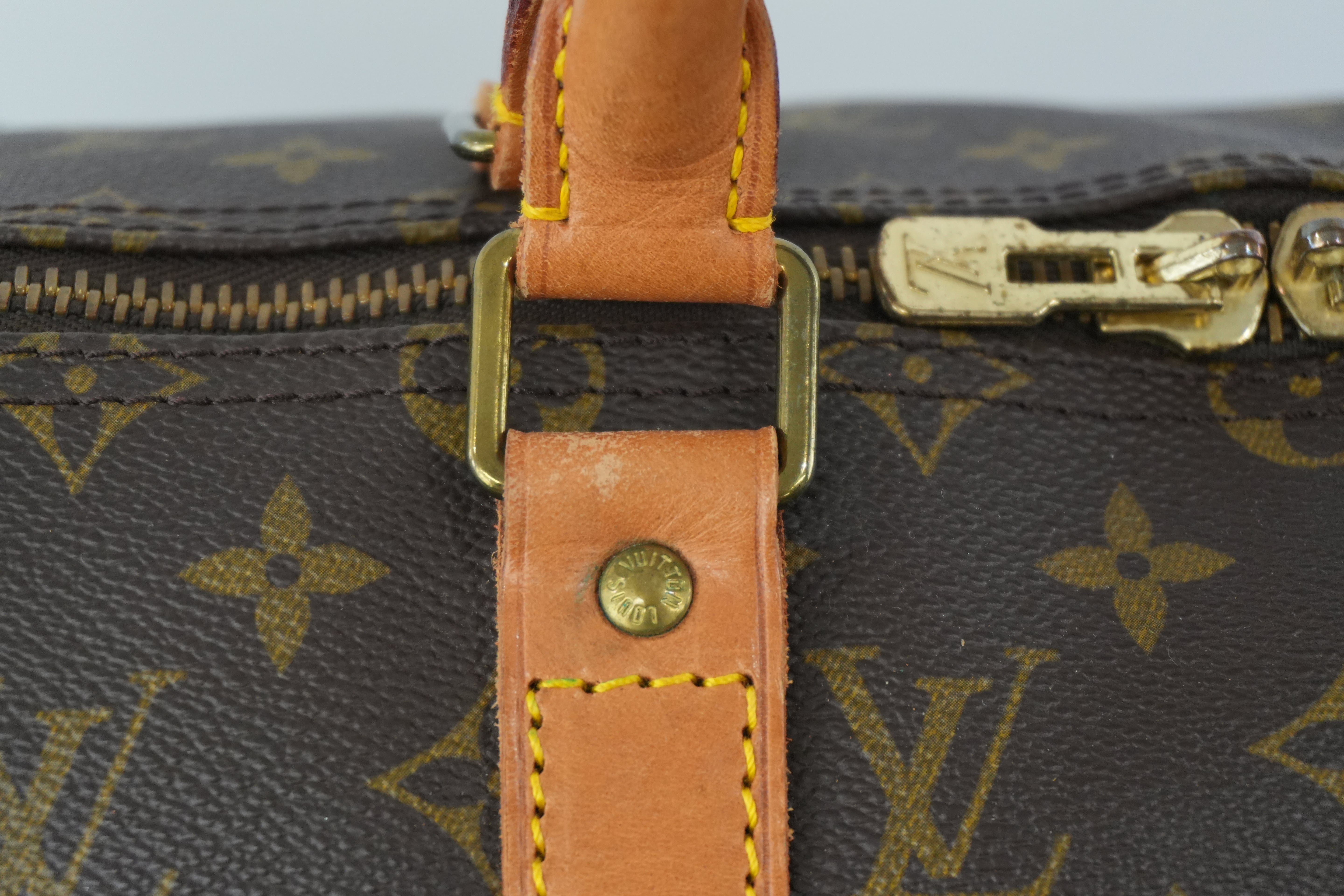 Louis Vuitton Monogram Keepall 50 Duffle Bag Used