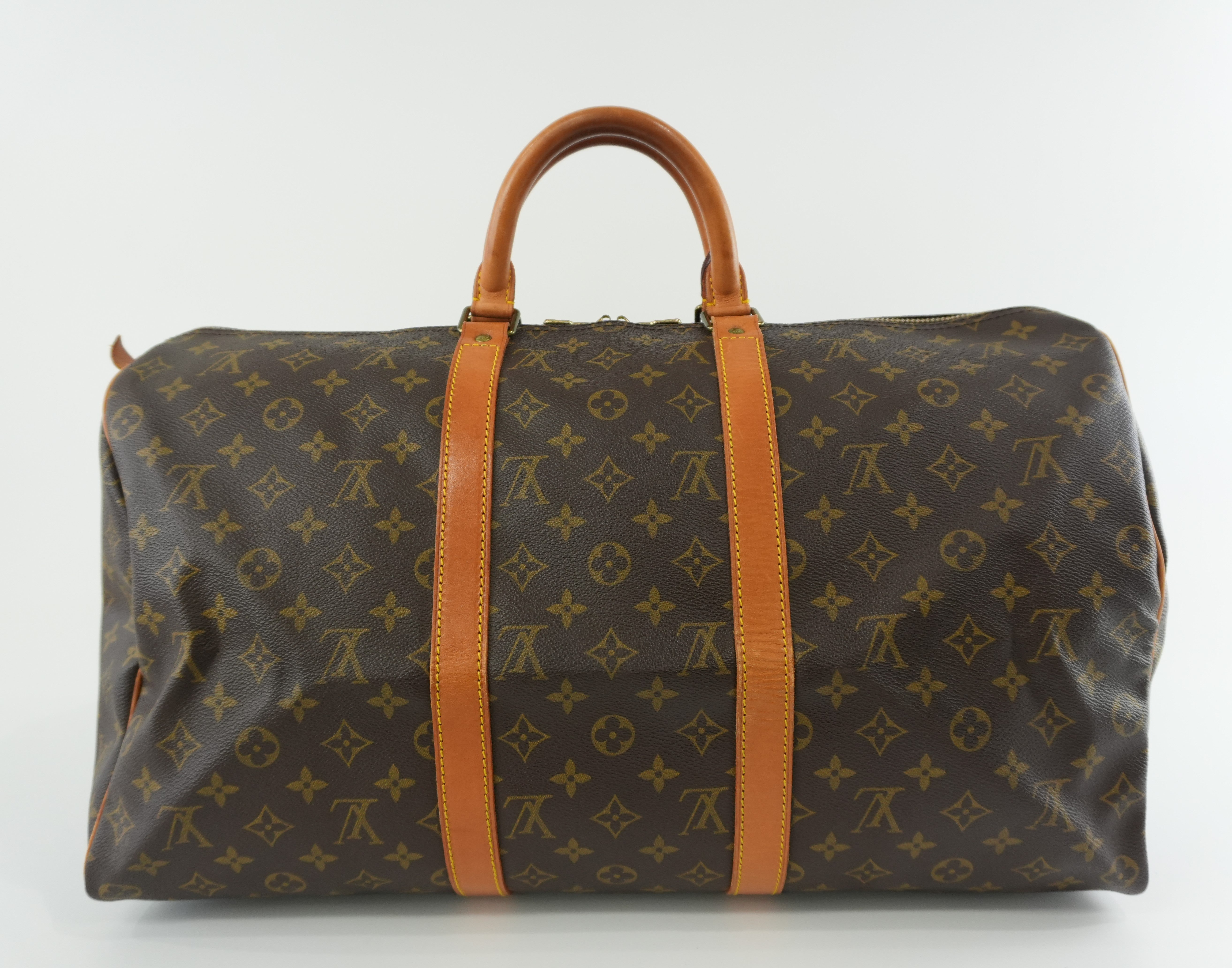 Louis Vuitton Monogram Keepall 50 Duffle Bag Used