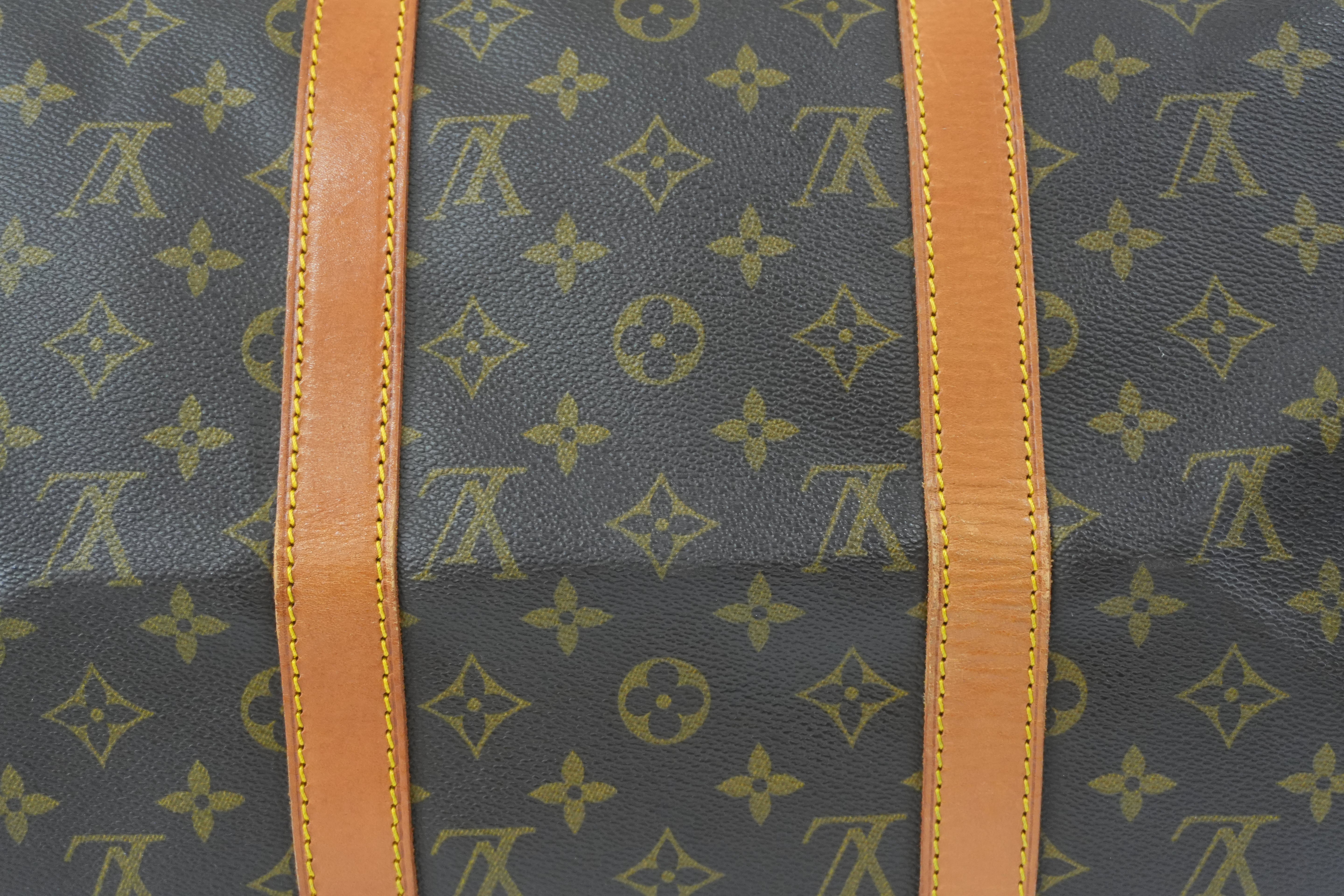 Louis Vuitton Monogram Keepall 50 Duffle Bag Used