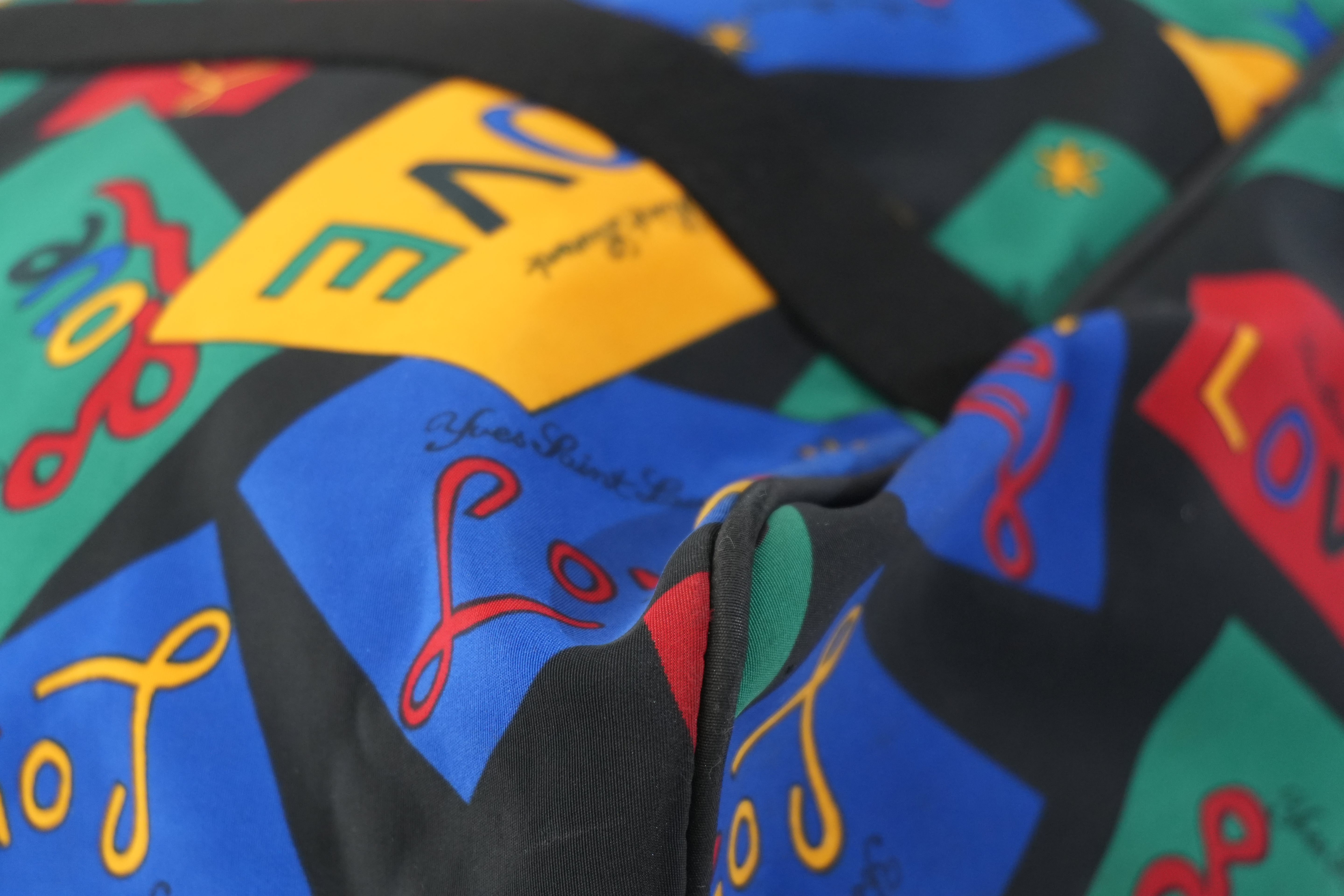 Pre-owned Saint Laurent Nylon Travel Bag Multicolor