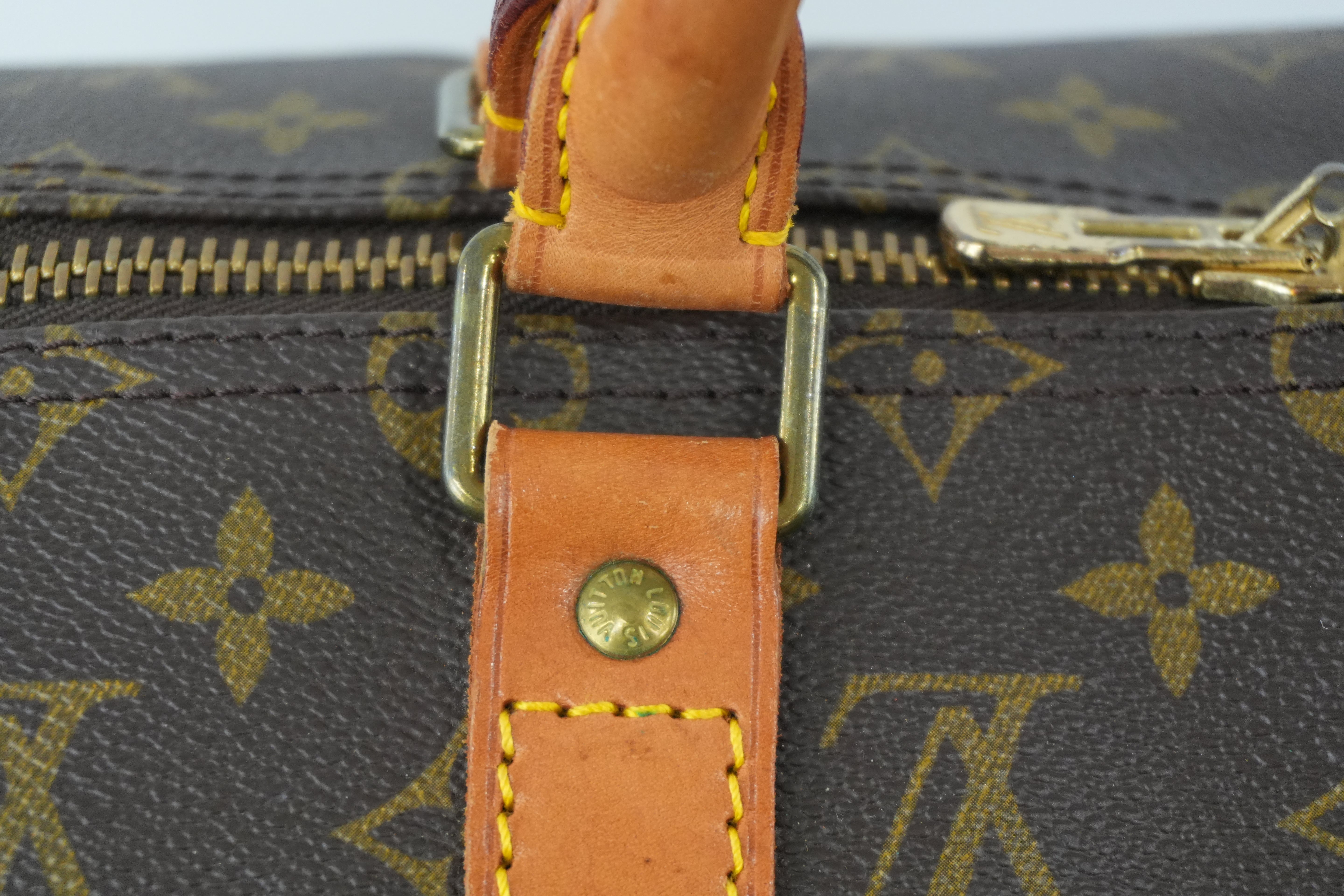 Louis Vuitton Monogram Keepall 50 Duffle Bag Used