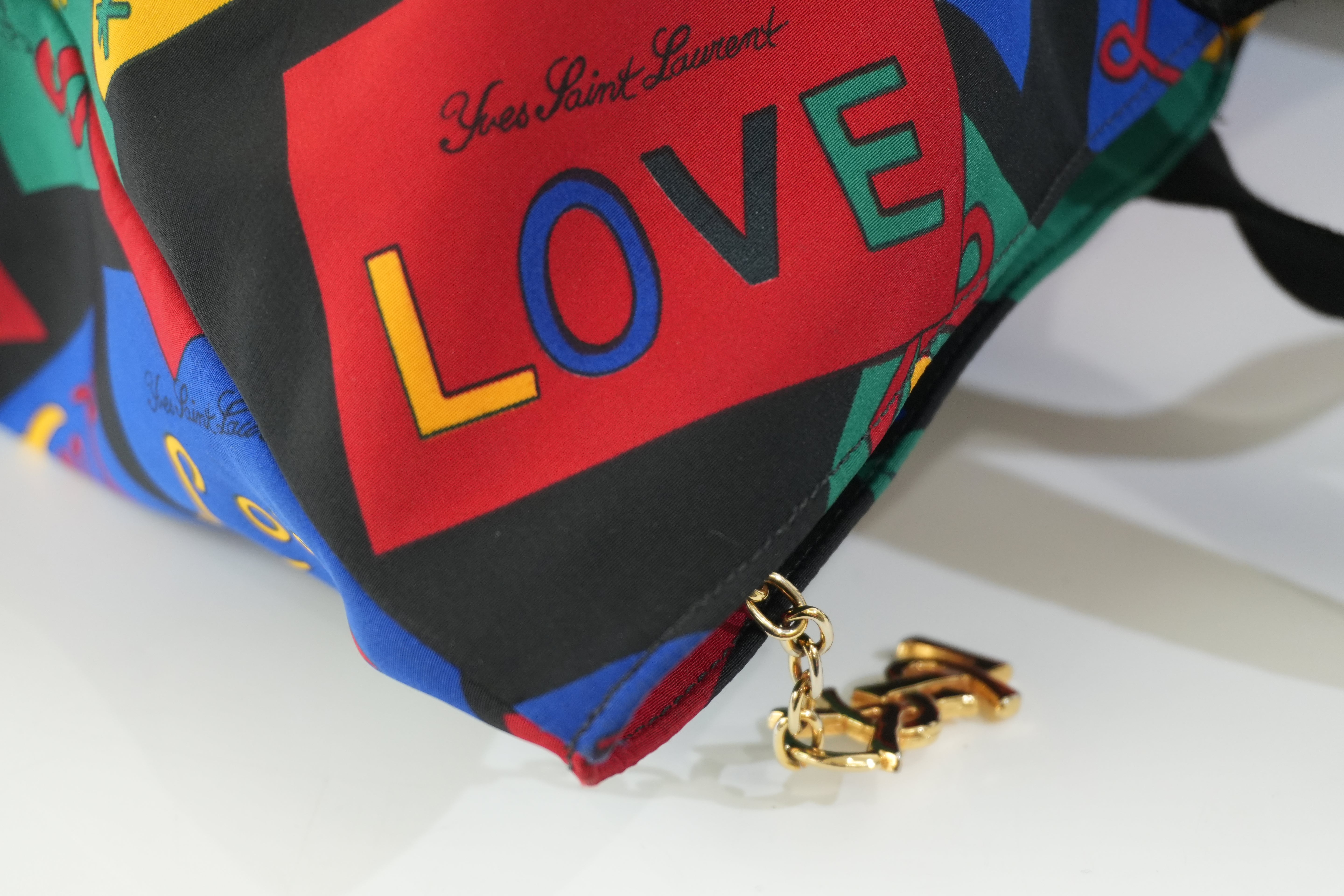 Pre-owned Saint Laurent Nylon Travel Bag Multicolor