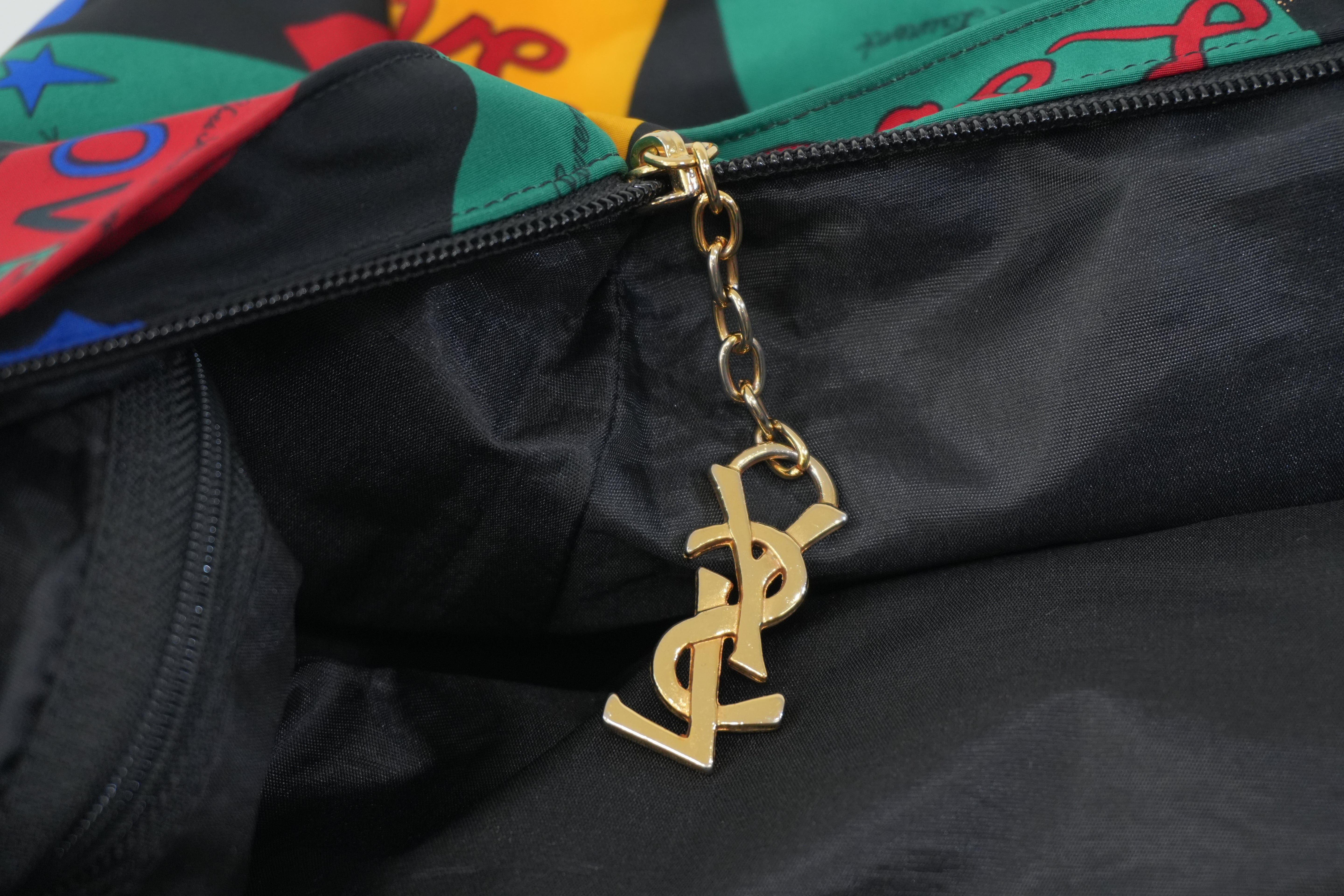 Pre-owned Saint Laurent Nylon Travel Bag Multicolor
