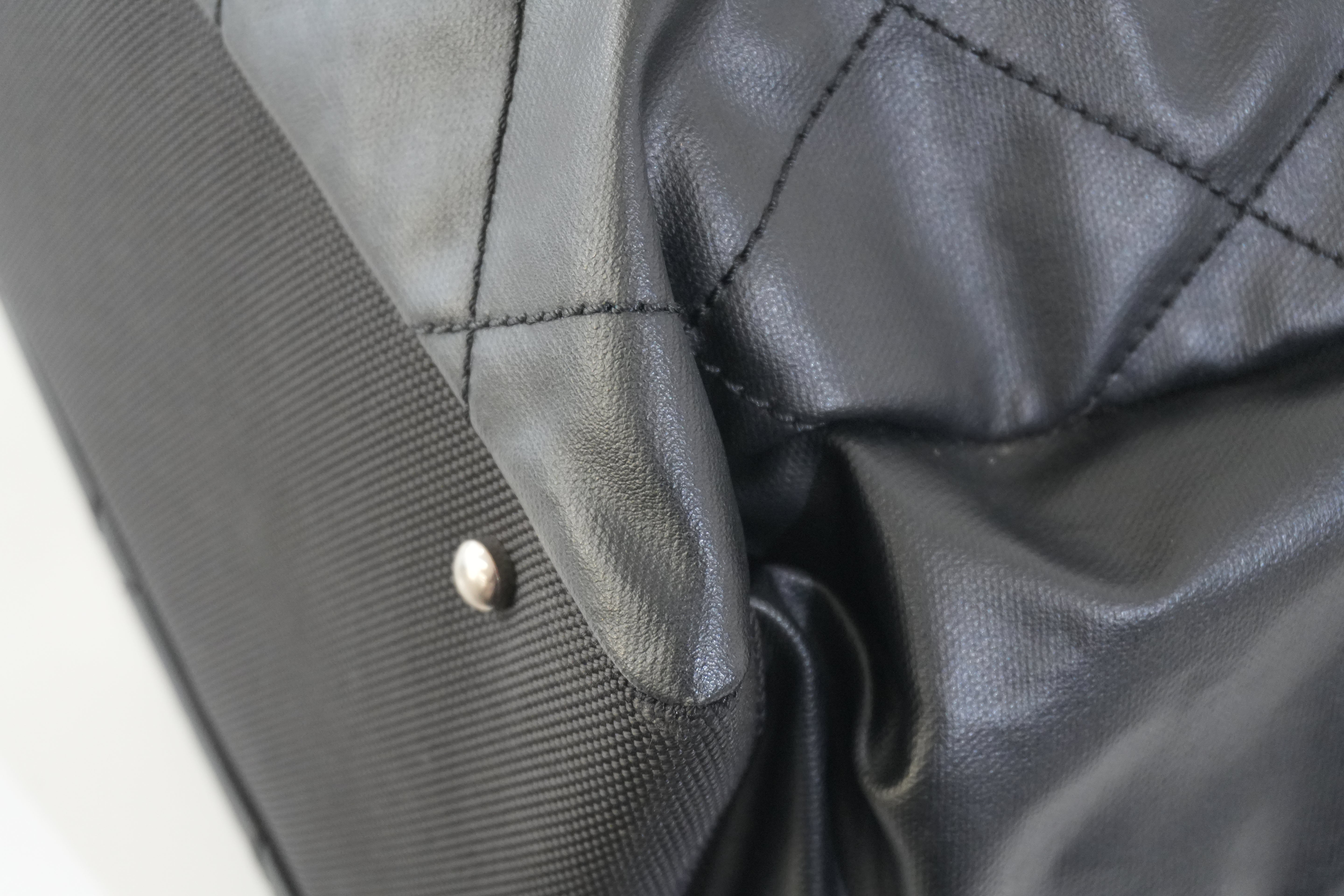 Pre-owned Chanel Paris Biarritz Tote Bag Black