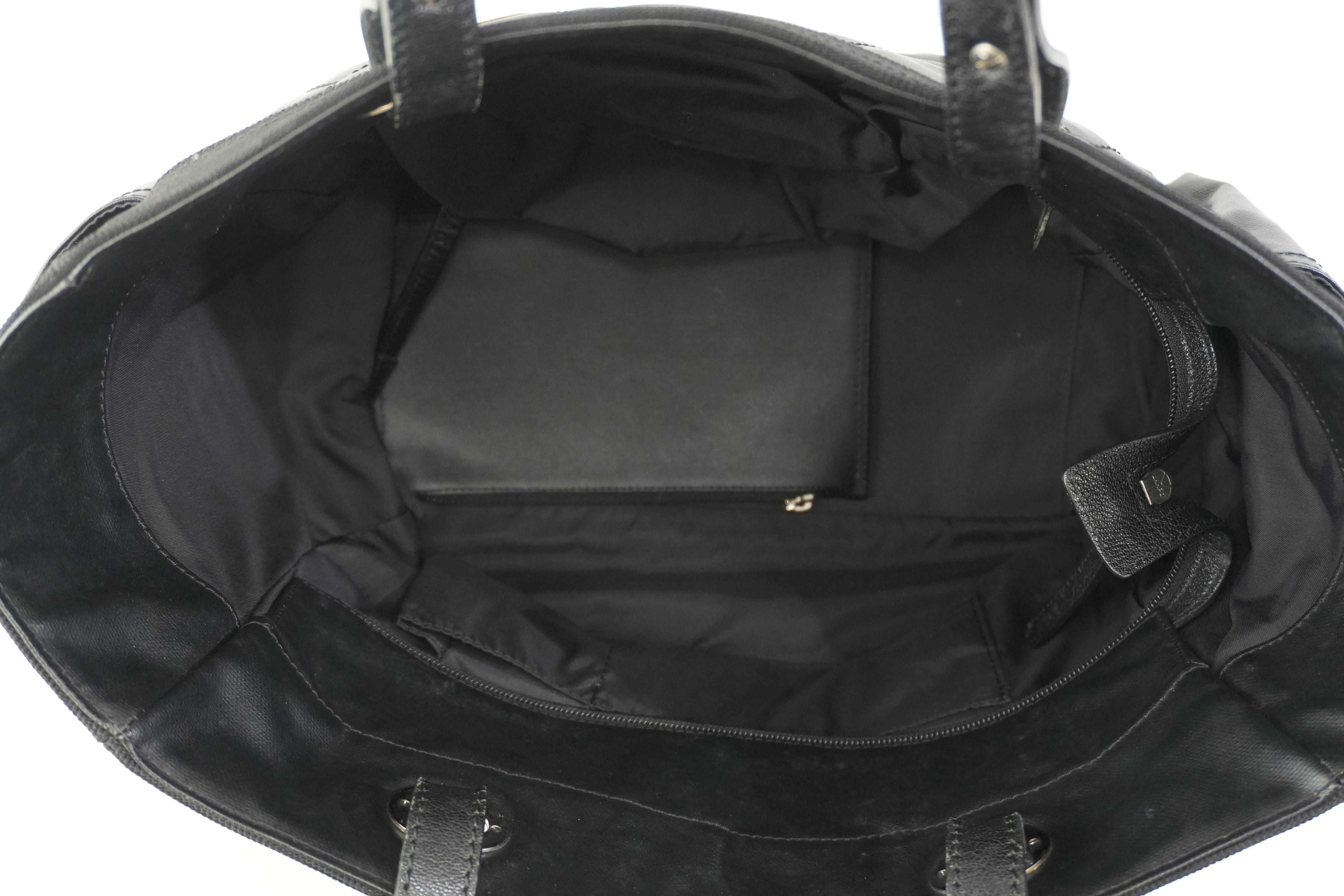 Pre-owned Chanel Paris Biarritz Tote Bag Black