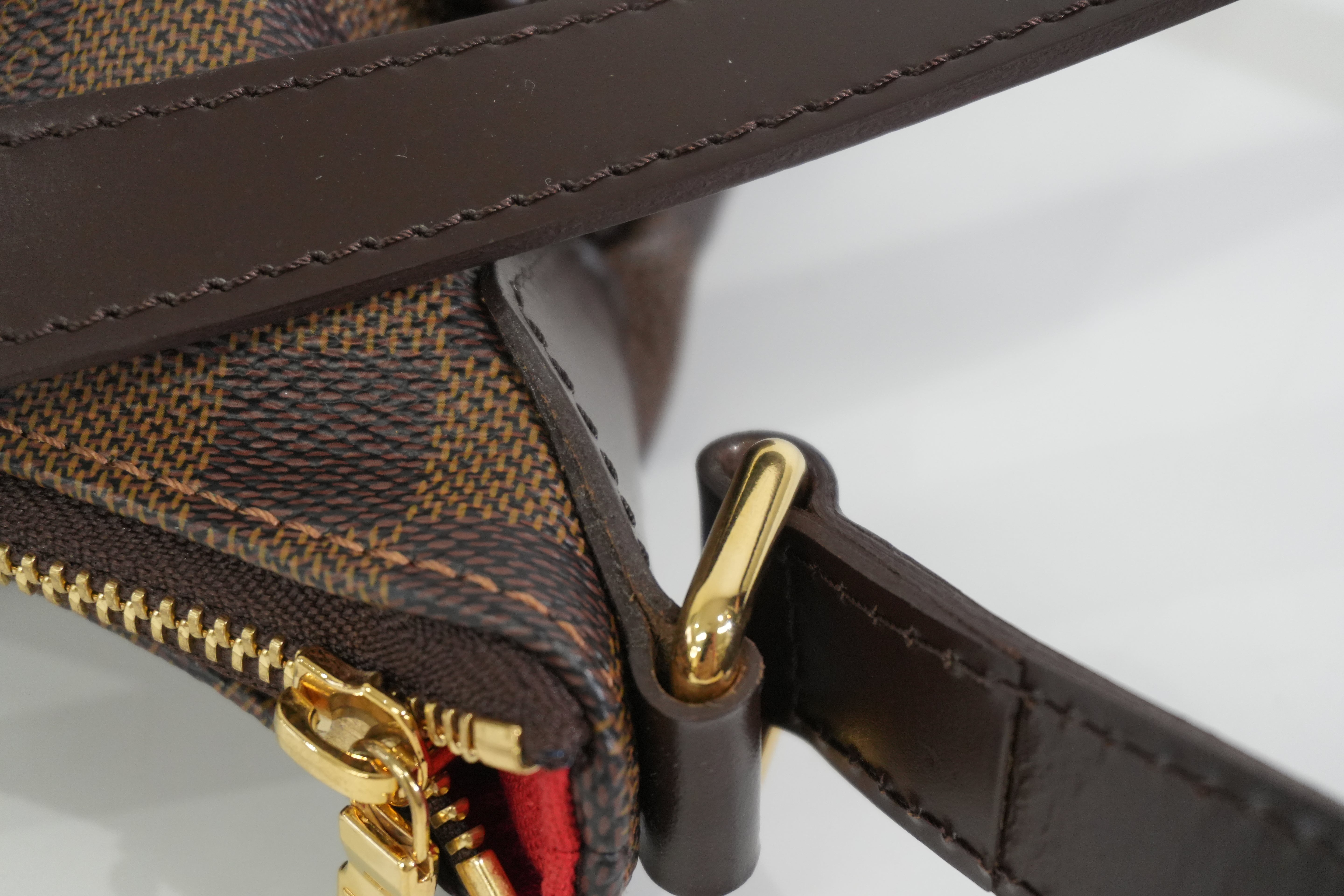 Pre-owned Louis Vuitton Damier Ebene Bloomsbury PM Shoulder Bag