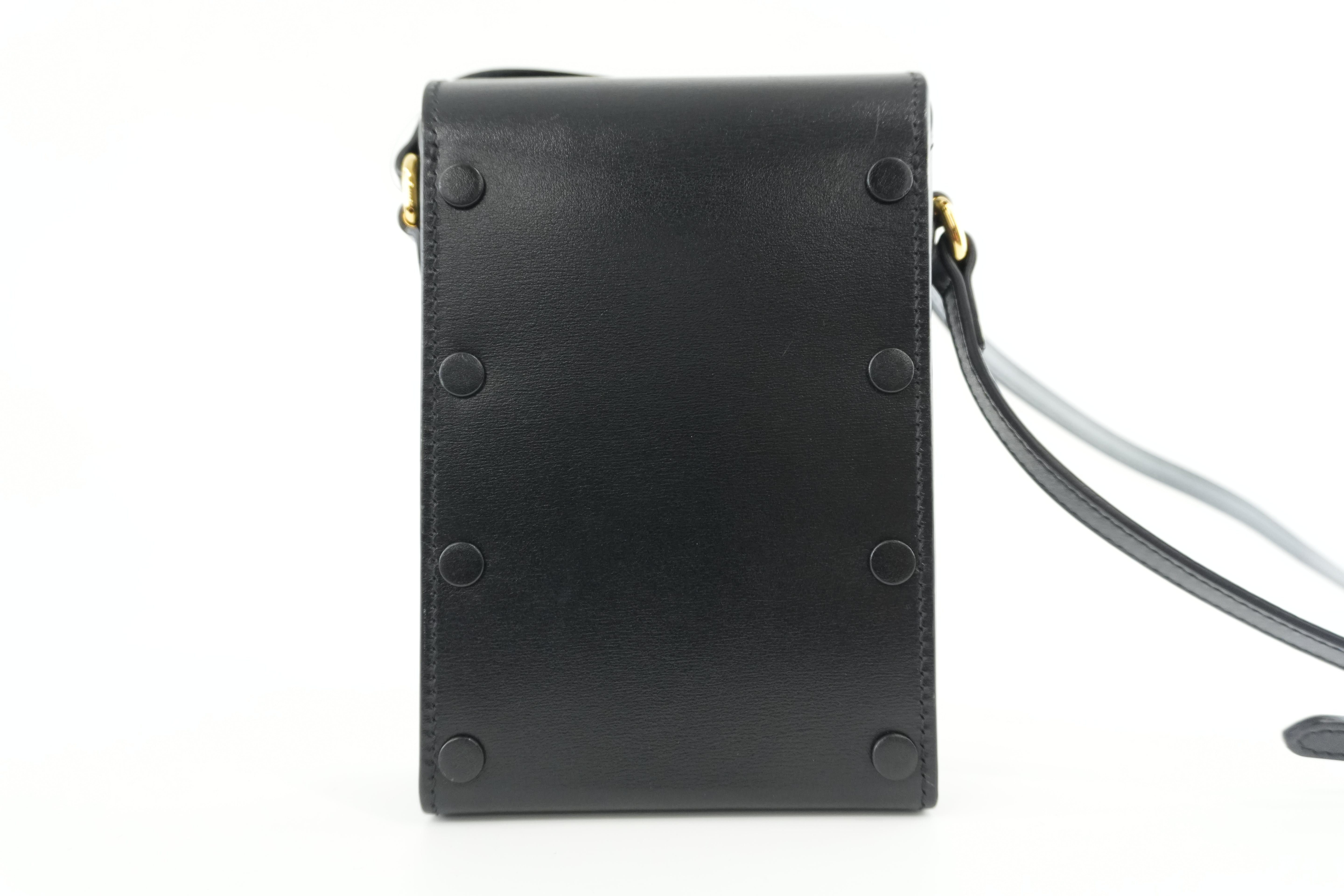 Pre-owned Gucci Horsebit Shoulder Bag Black