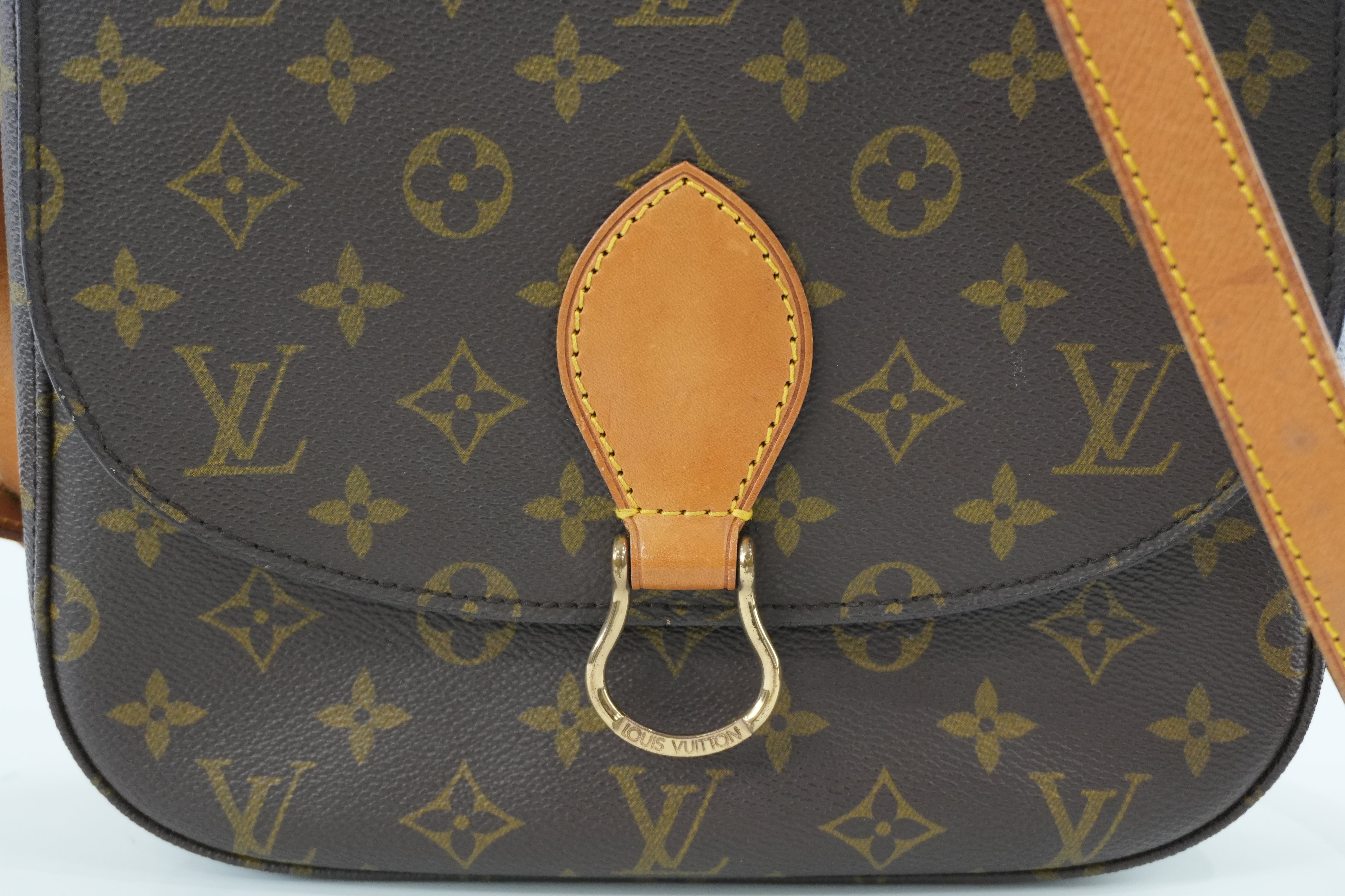 Pre-owned Louis Vuitton Monogram Saint Cloud GM Shoulder Bag