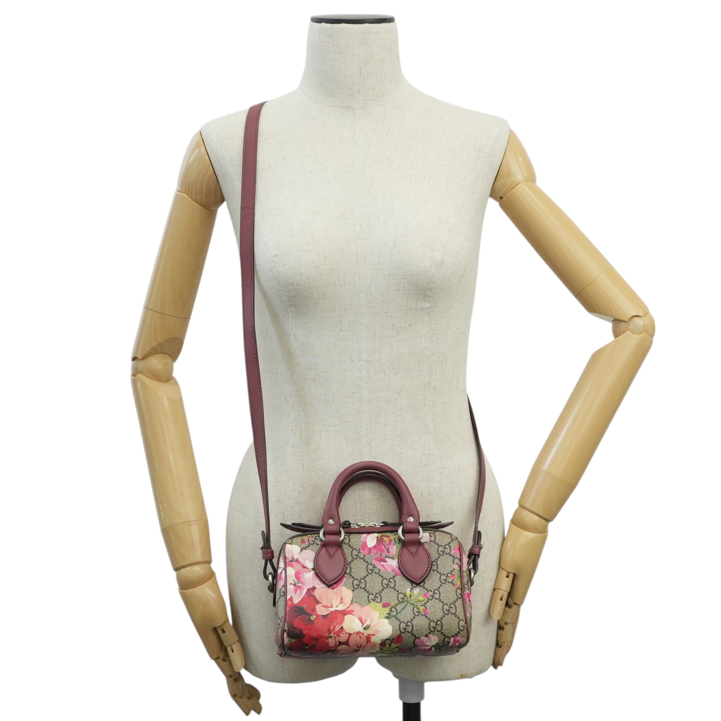 Gucci Bloom Mini Shoulder Bag Pink Used