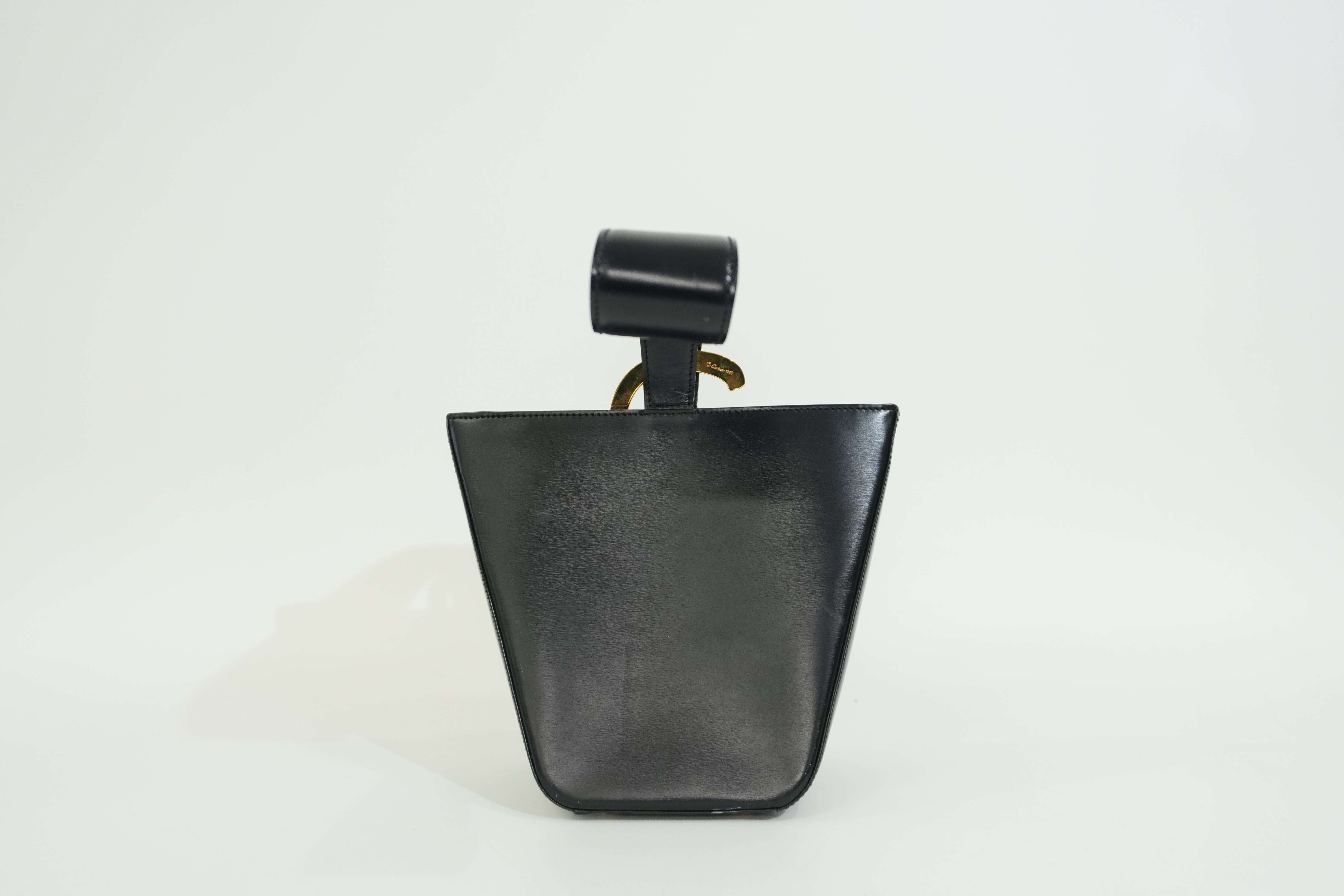 Pre-owned Cartier Panthere Bucket Handbag Black