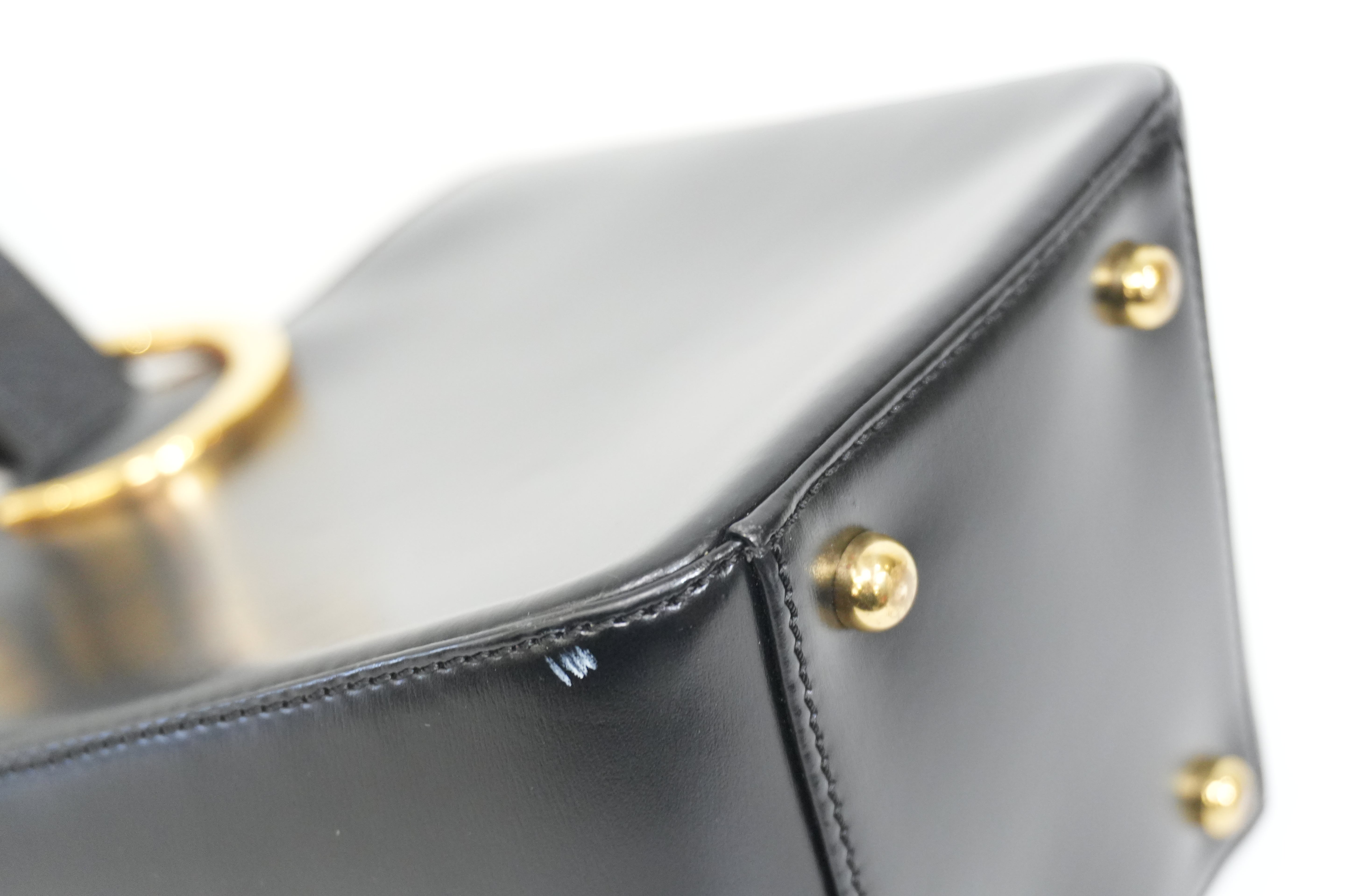 Pre-owned Cartier Panthere Bucket Handbag Black