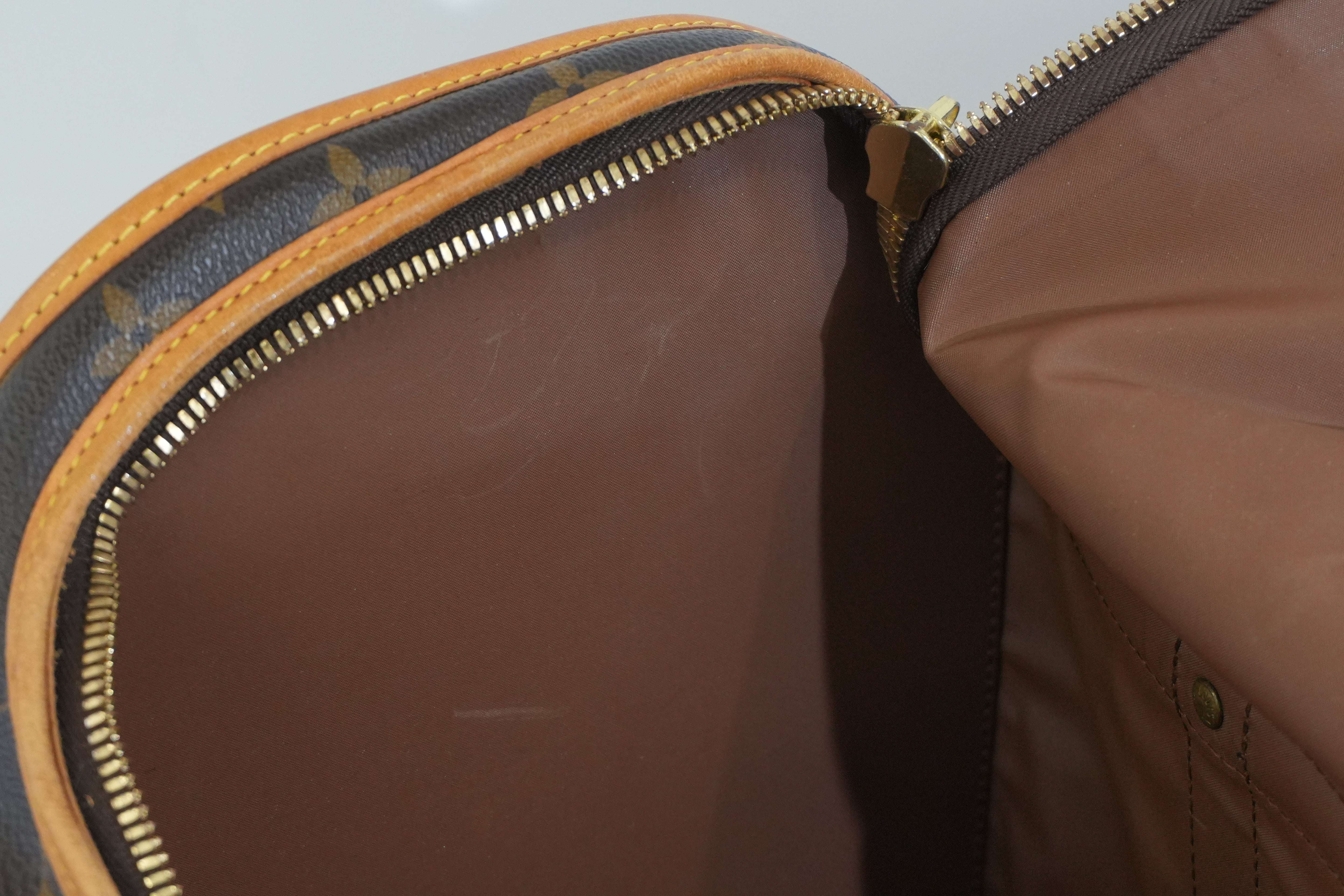 Pre-owned Louis Vuitton Monogram Sac Chien 40 Pet Carrier