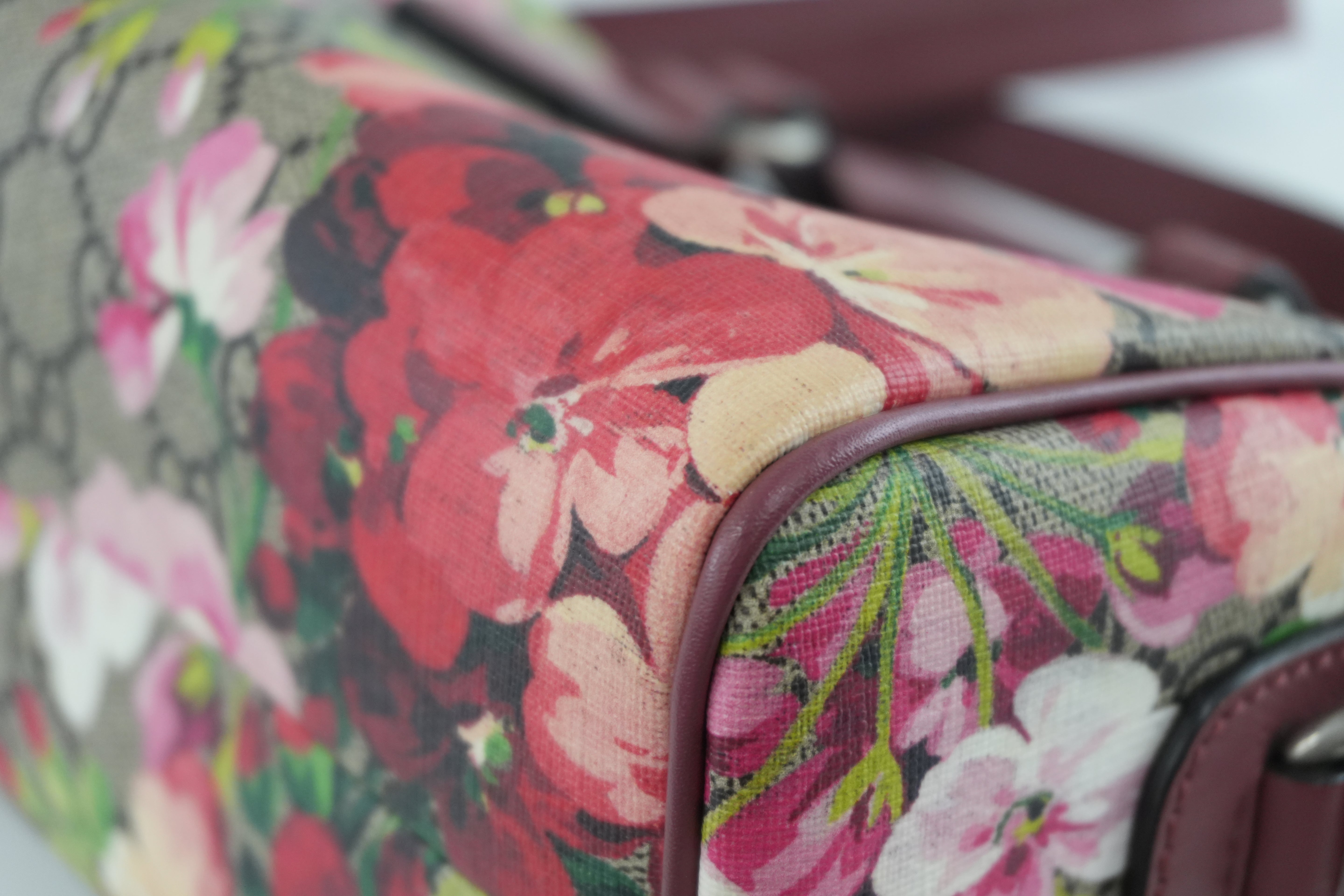 Gucci Bloom Mini Shoulder Bag Pink Used