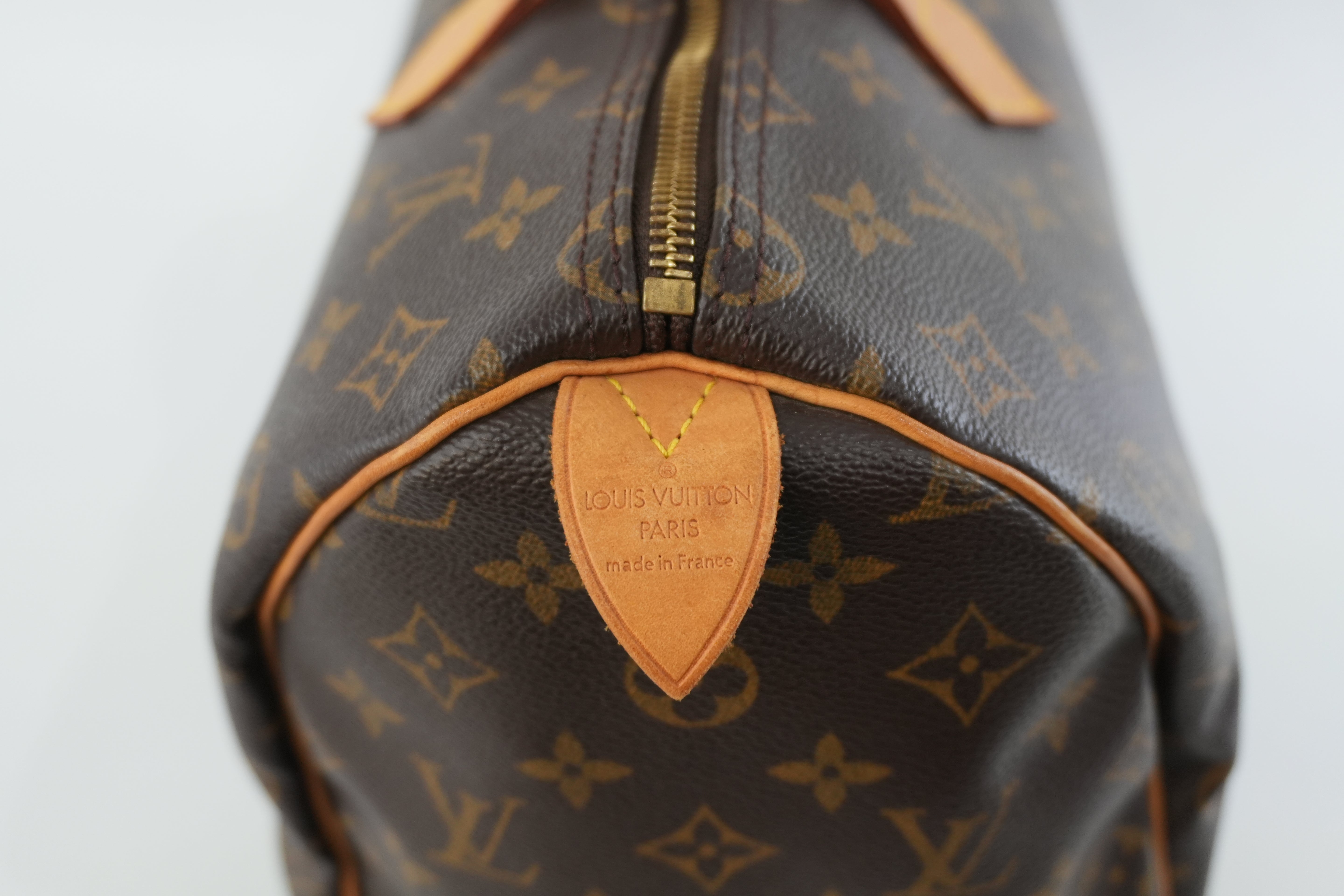 Louis Vuitton Monogram Speedy 35 Handbag Used