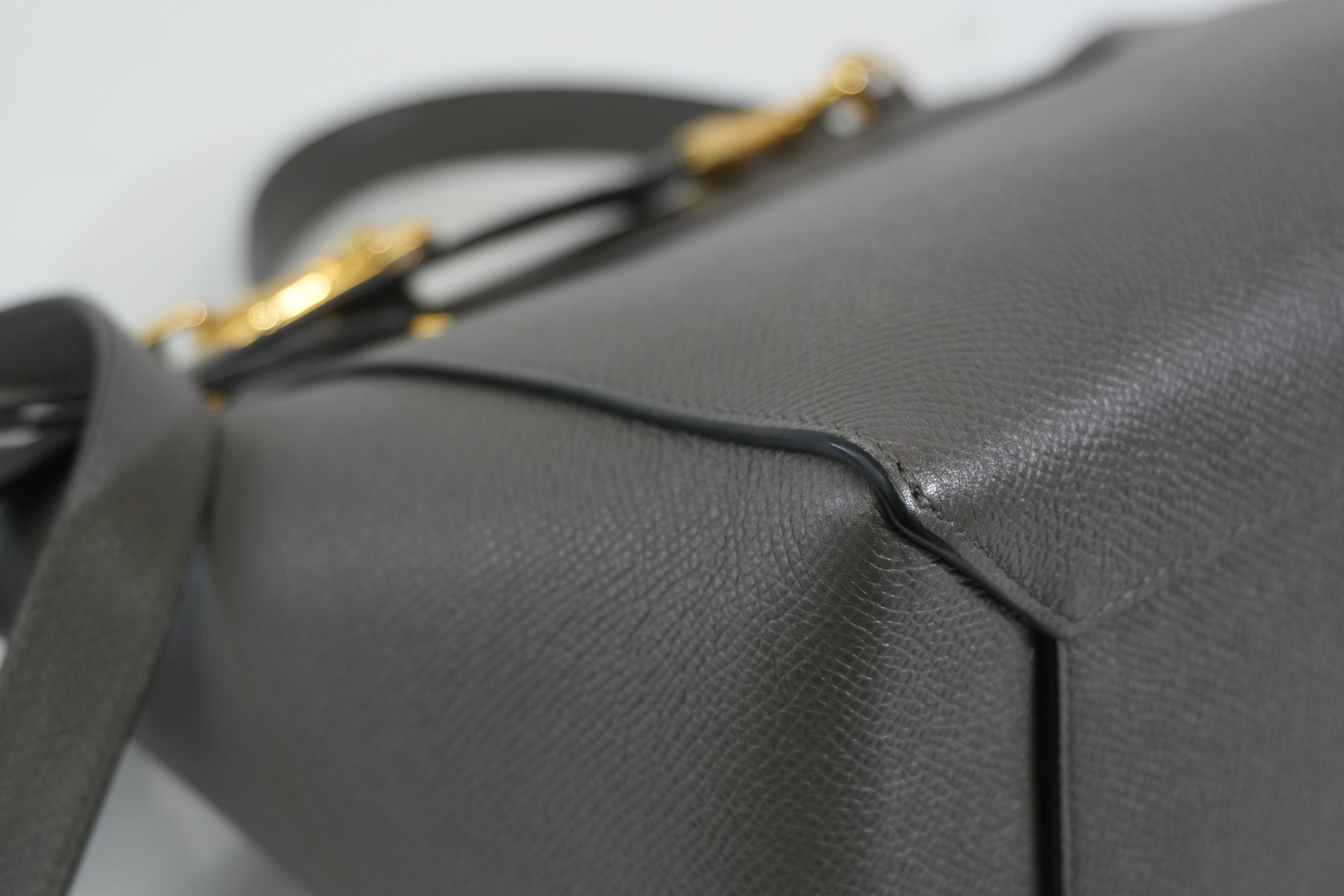 Pre-owned Celine Two Way Mini Belt Shoulder Bag Gray