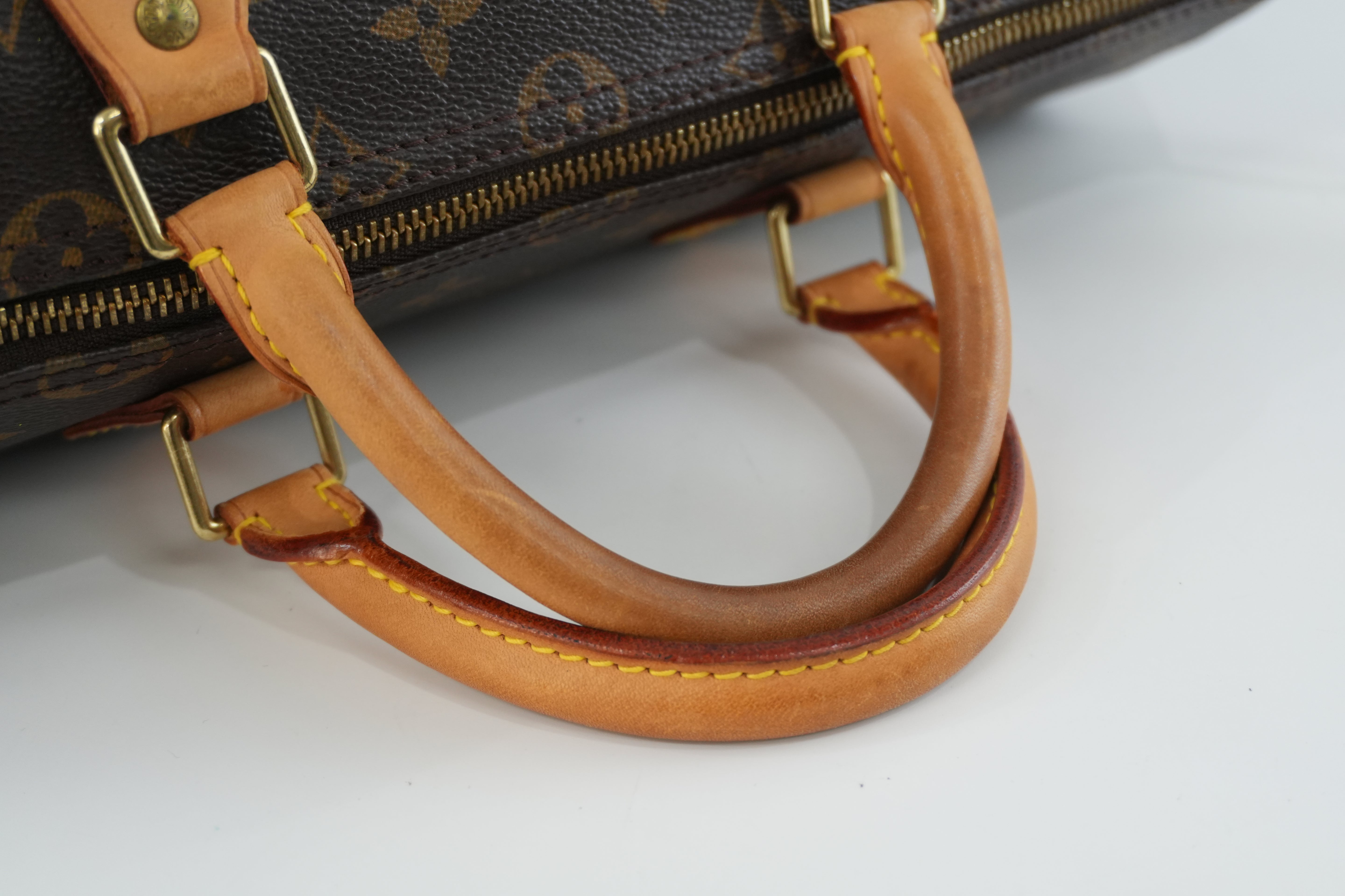 Louis Vuitton Monogram Speedy 35 Handbag Used