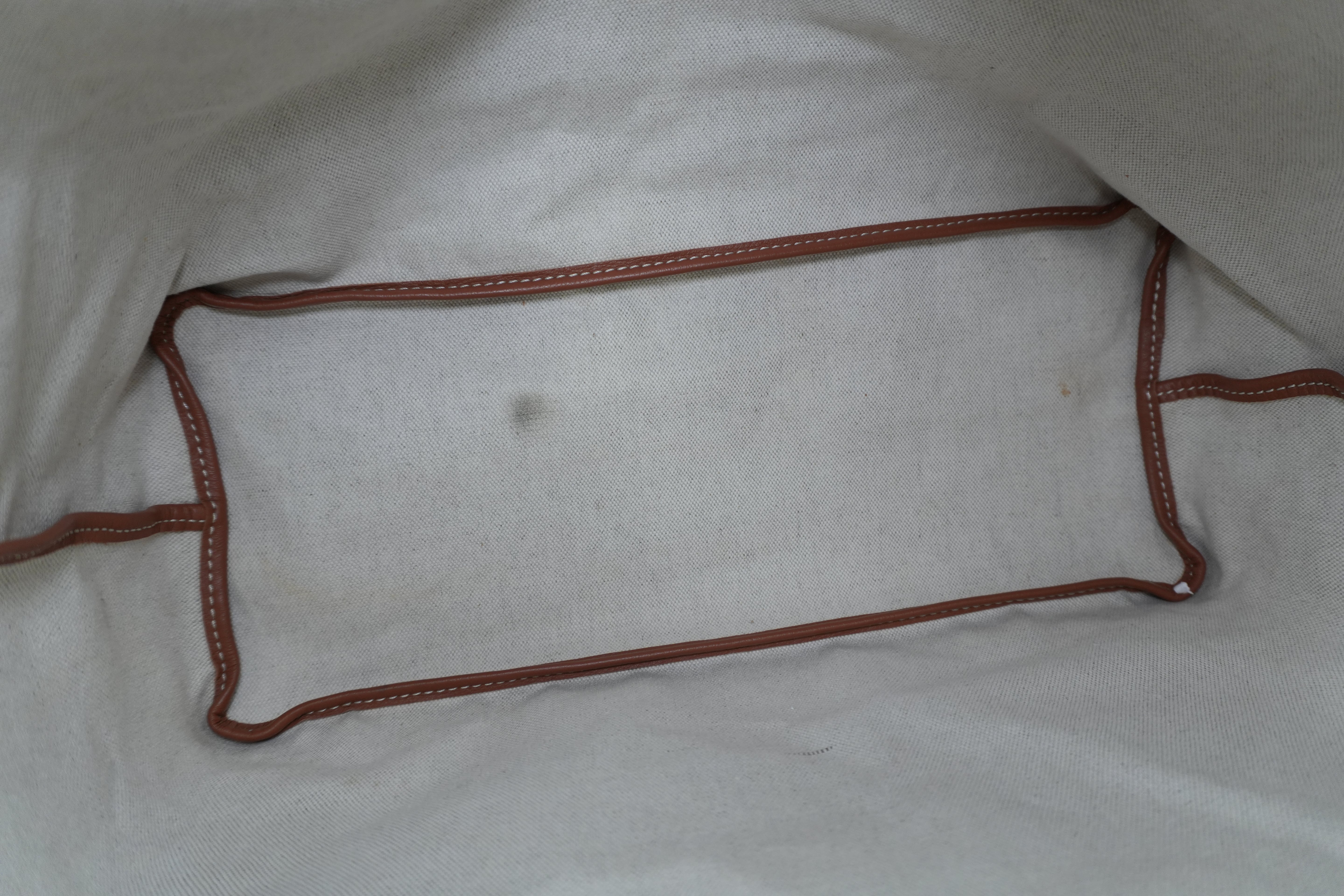 Goyard Saint Louis PM Black and Brown Canvas Used