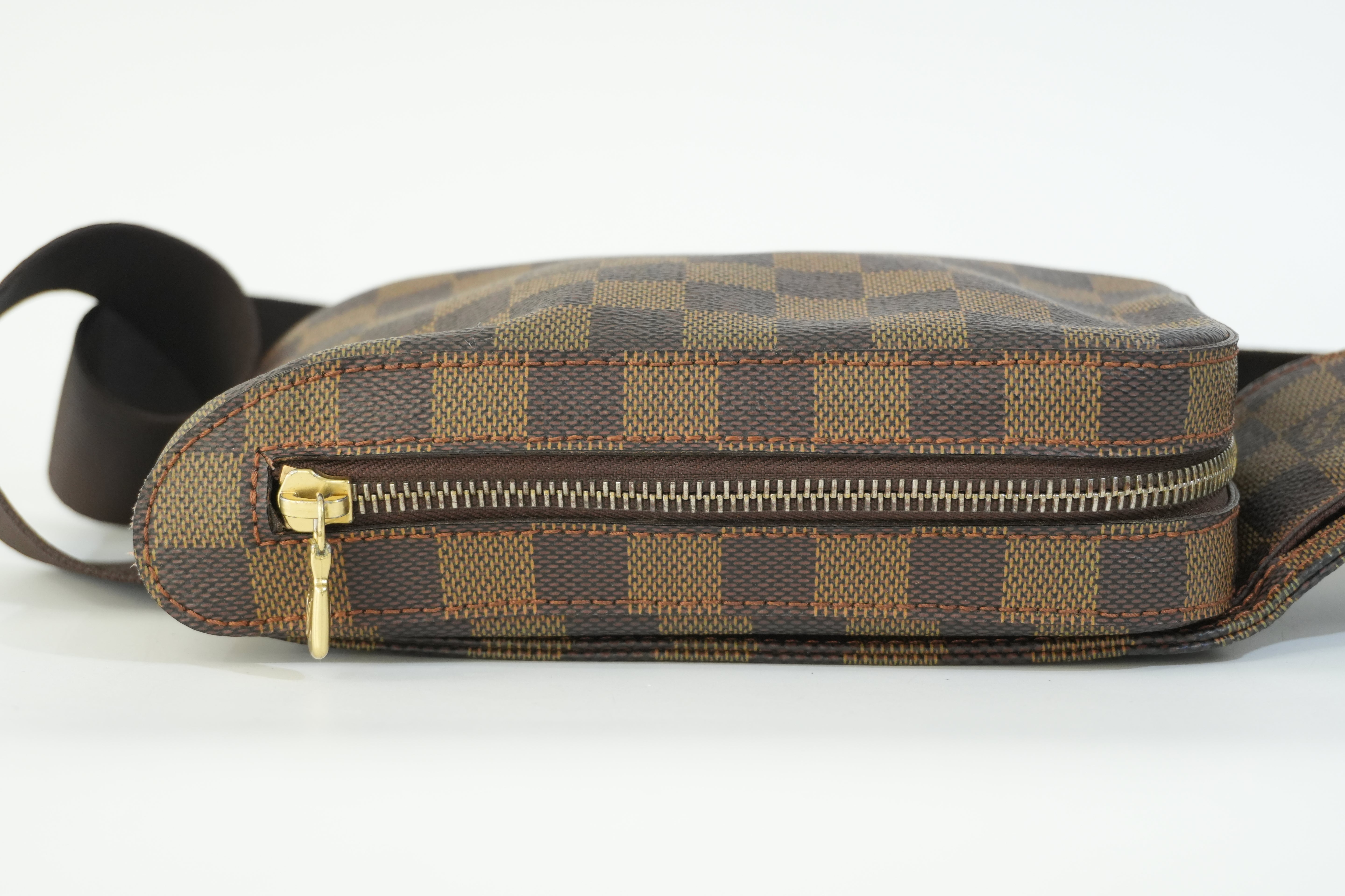 Pre-owned Louis Vuitton Damier Ebene Geronimo Body Bag