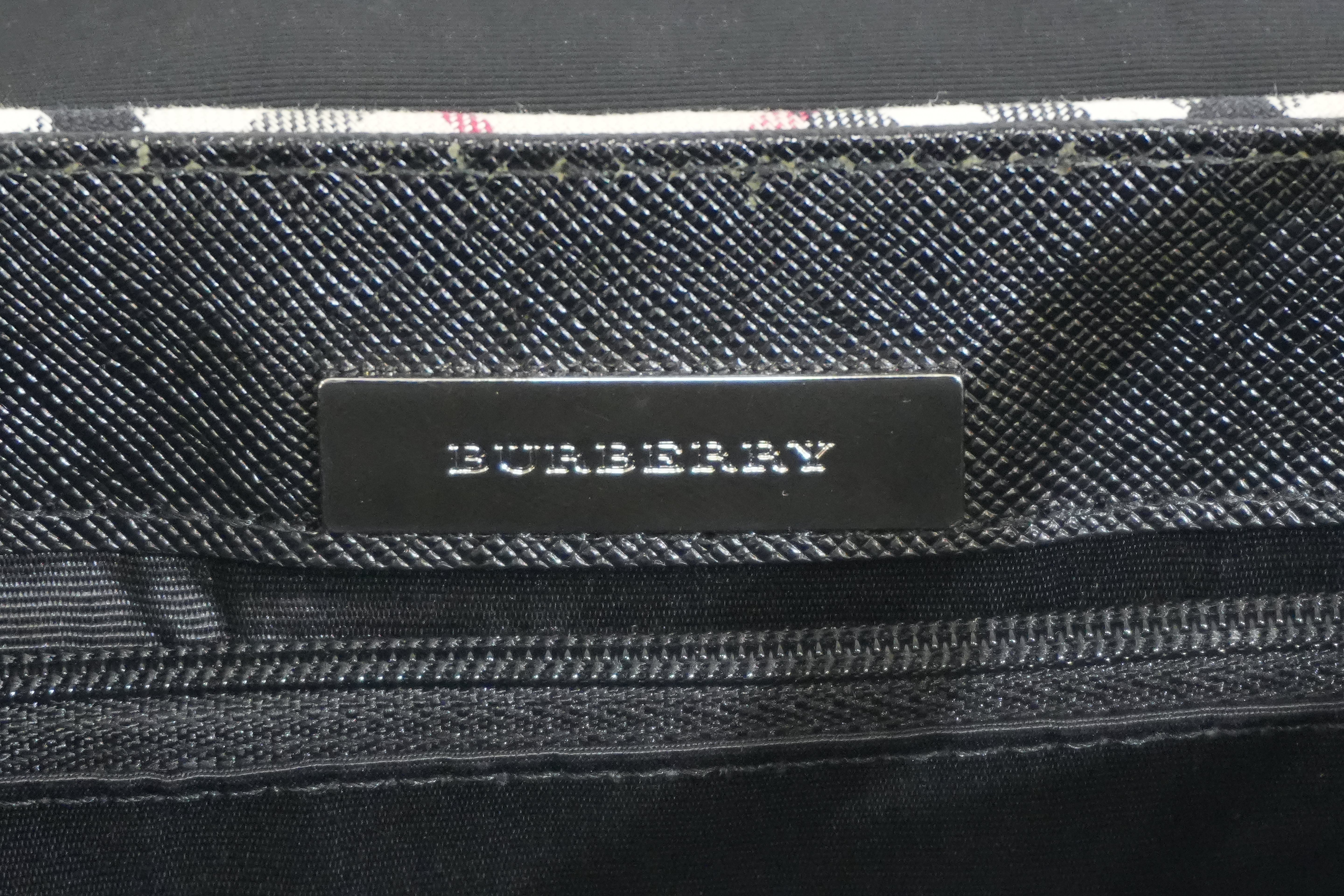 Pre-owned Burberry Nova Check Crossbody Bag Beige