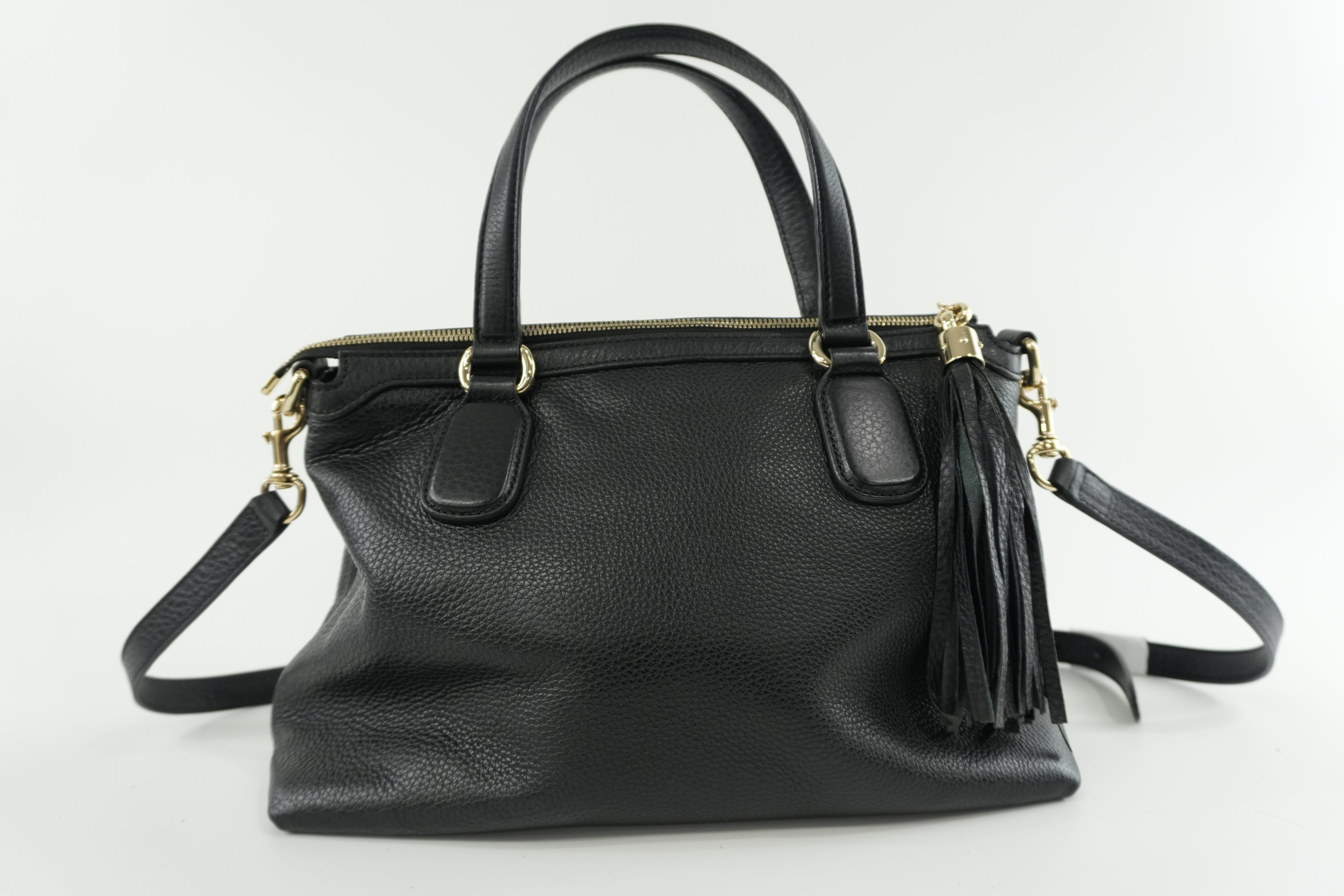 Gucci Soho Two Way Shoulder Bag Black Used