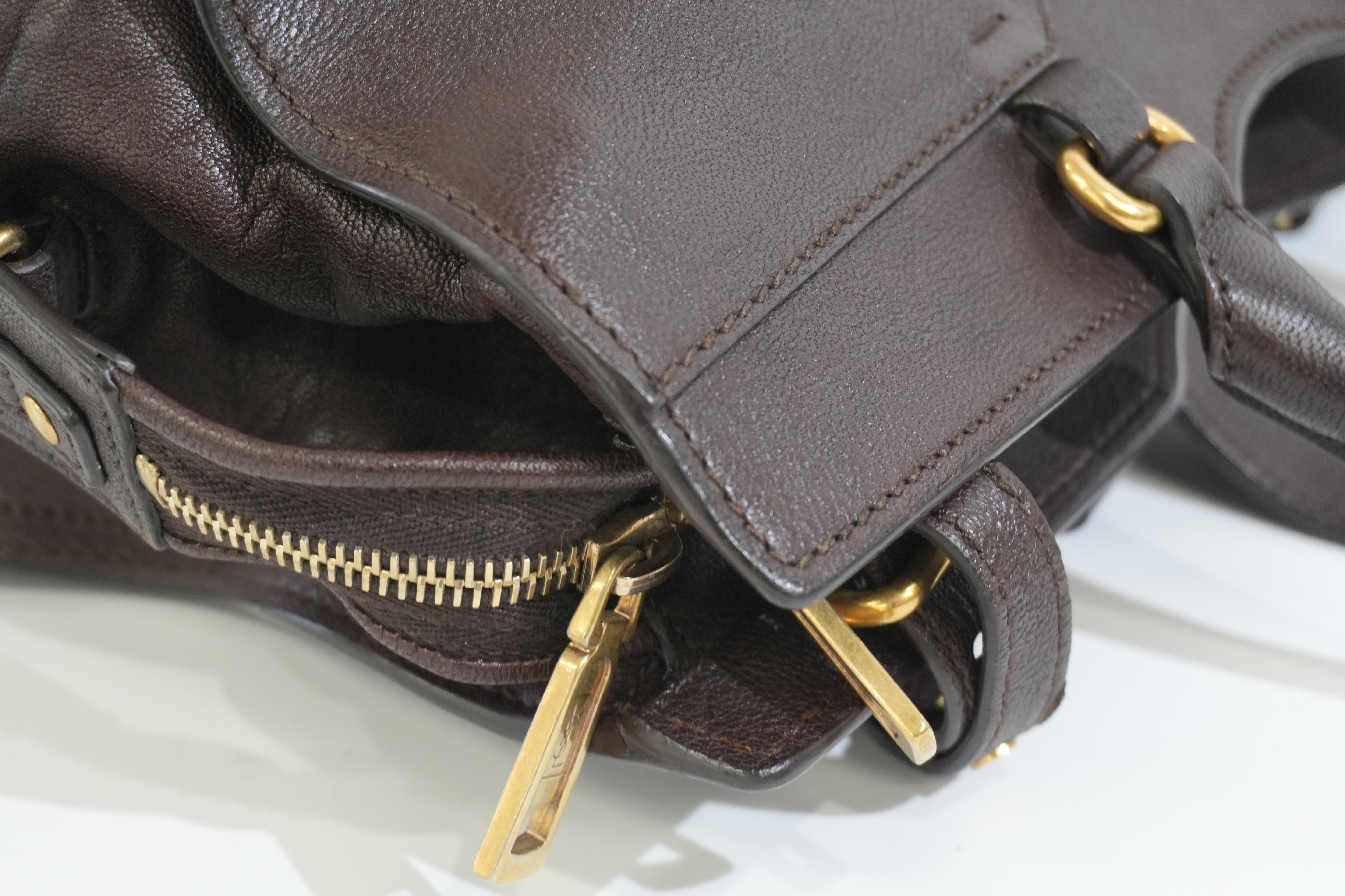 Pre-owned Saint Laurent Handbag Brown