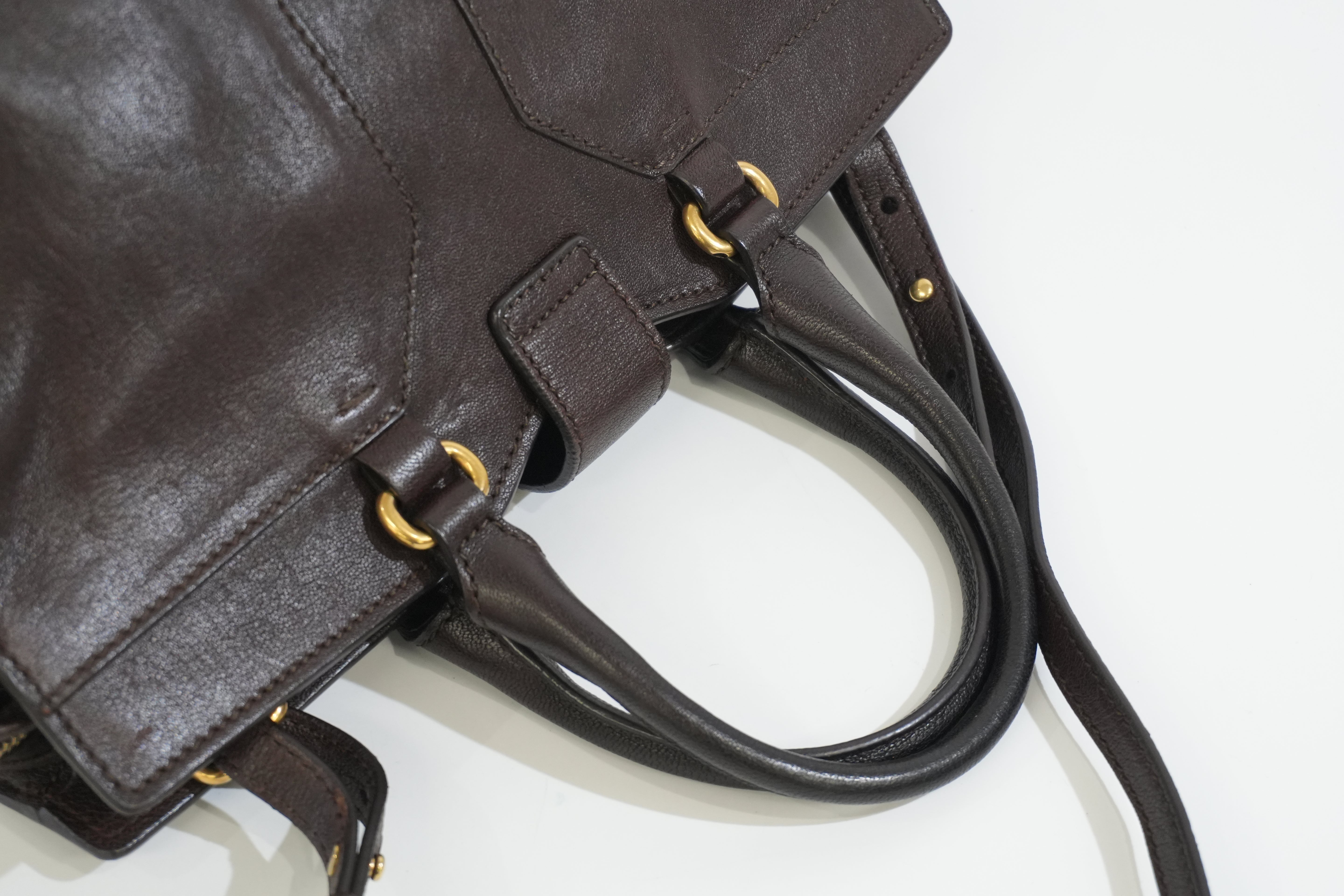 Pre-owned Saint Laurent Handbag Brown