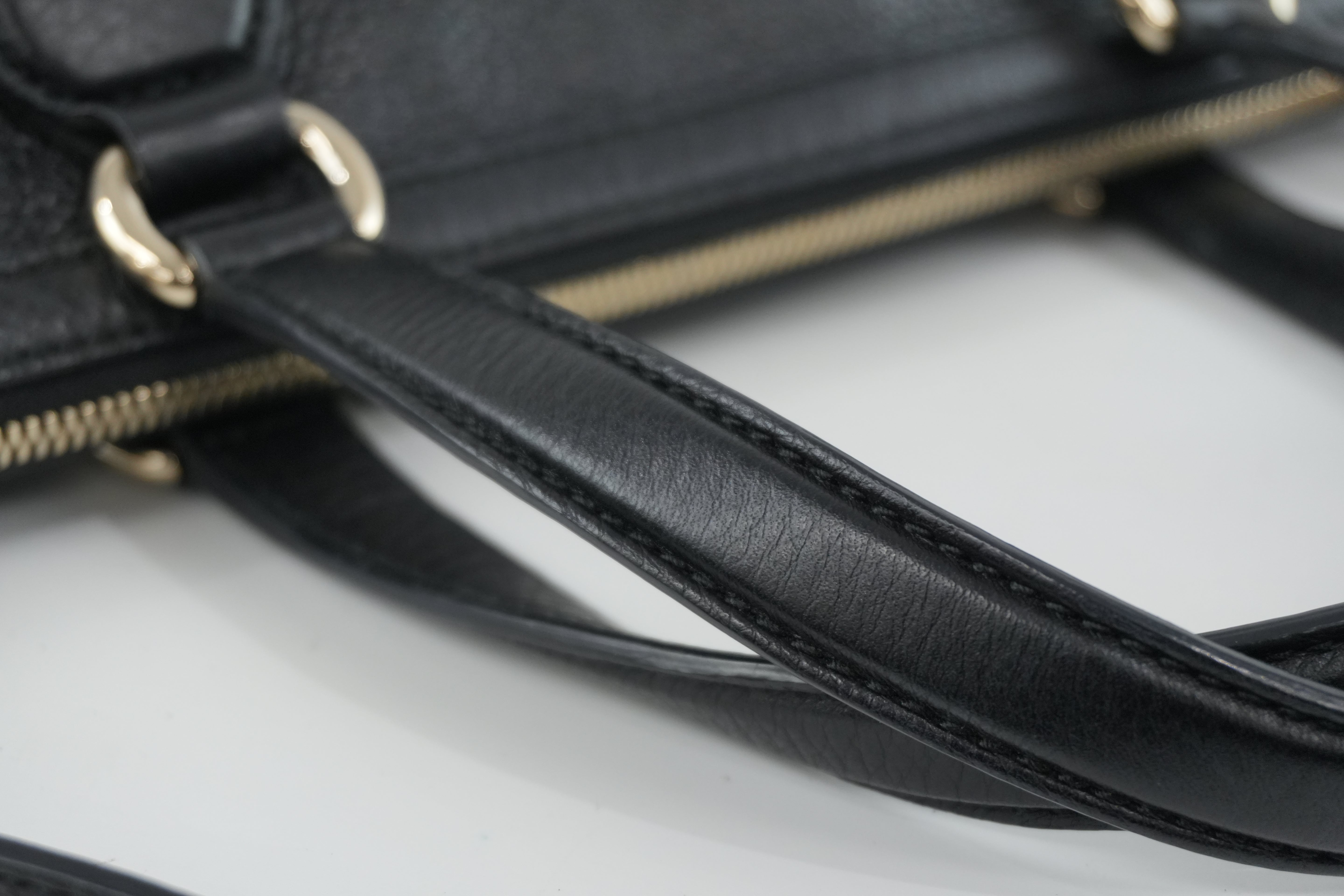 Gucci Soho Two Way Shoulder Bag Black Used