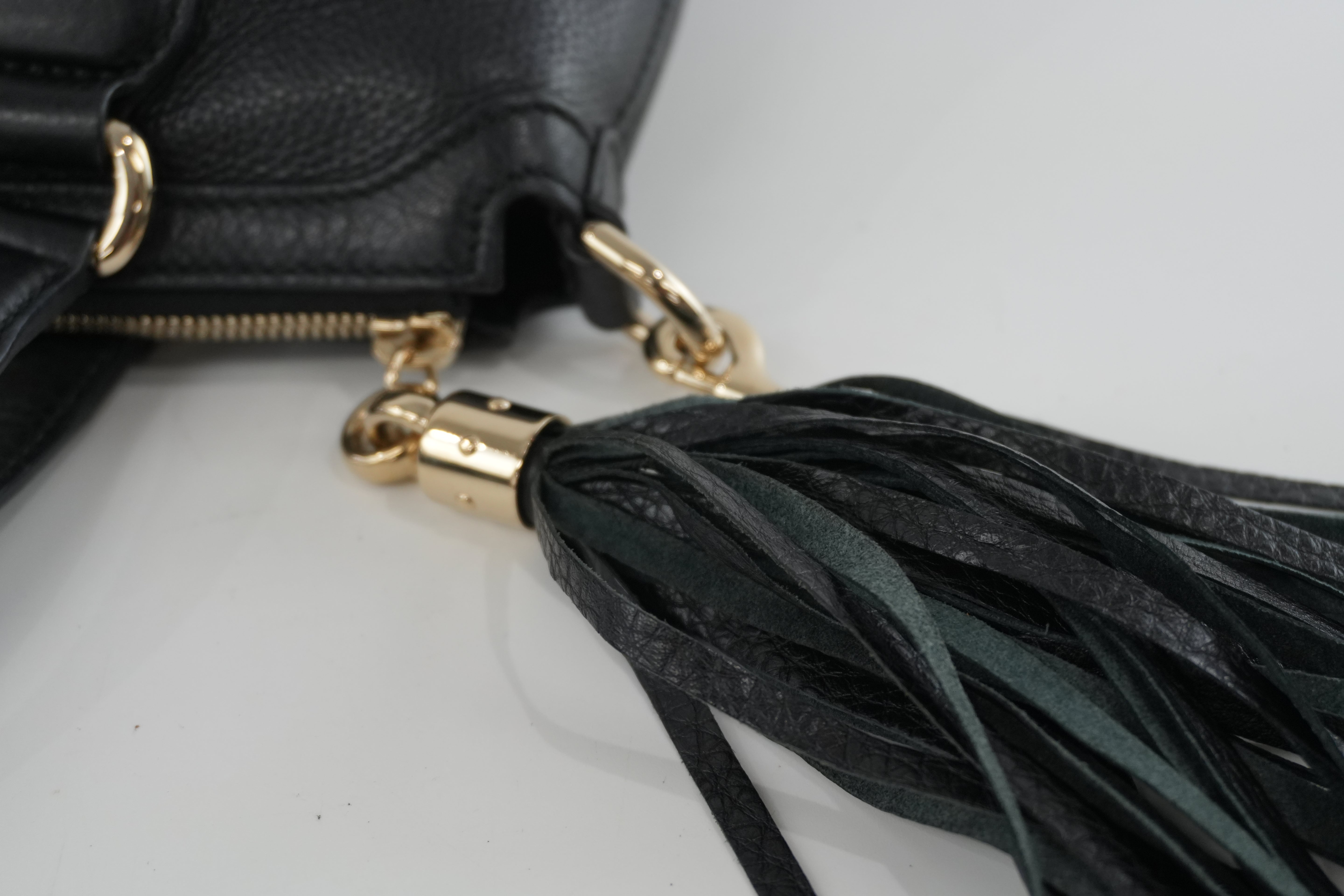 Gucci Soho Two Way Shoulder Bag Black Used