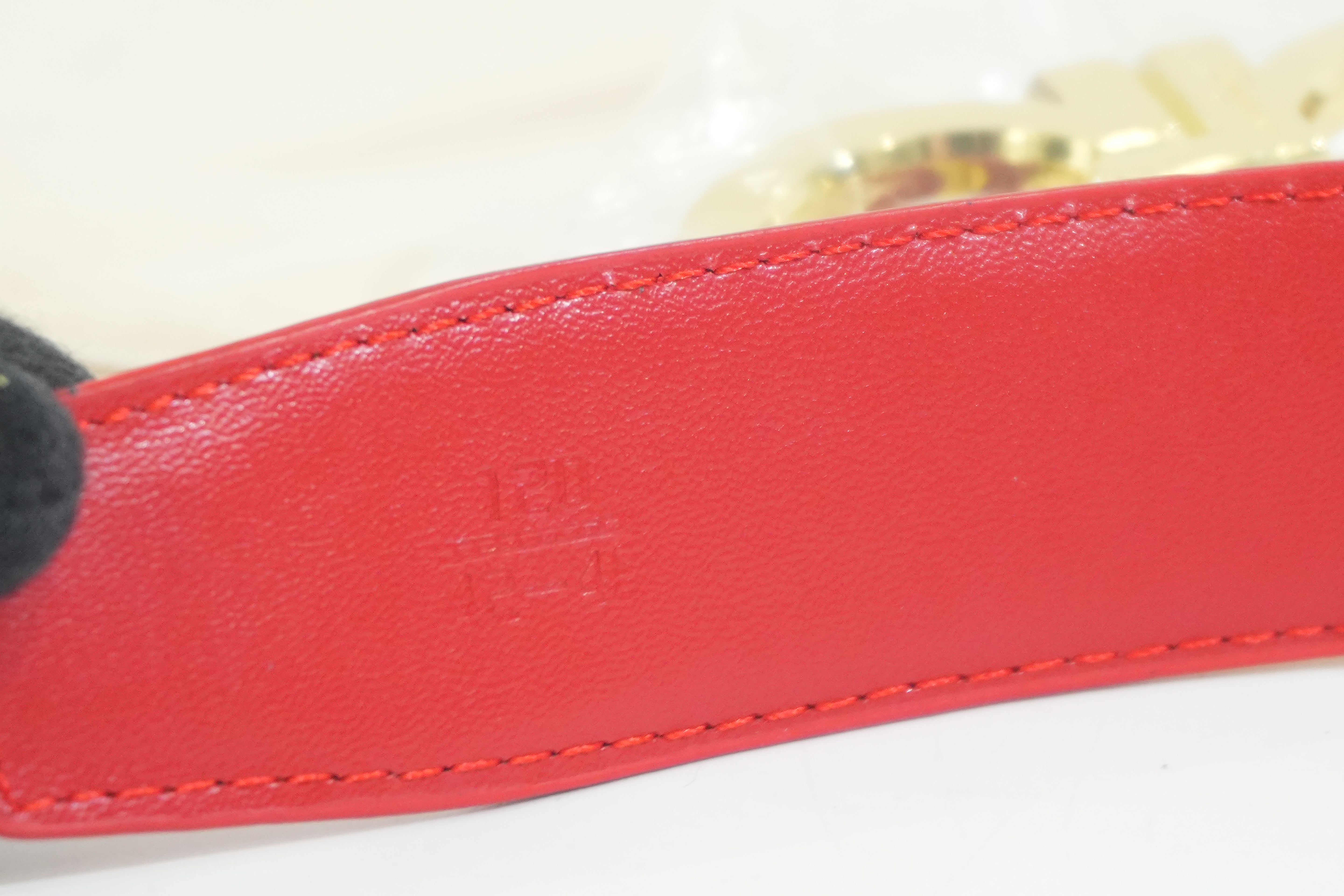 Pre-owned Ferragamo Belt Red
