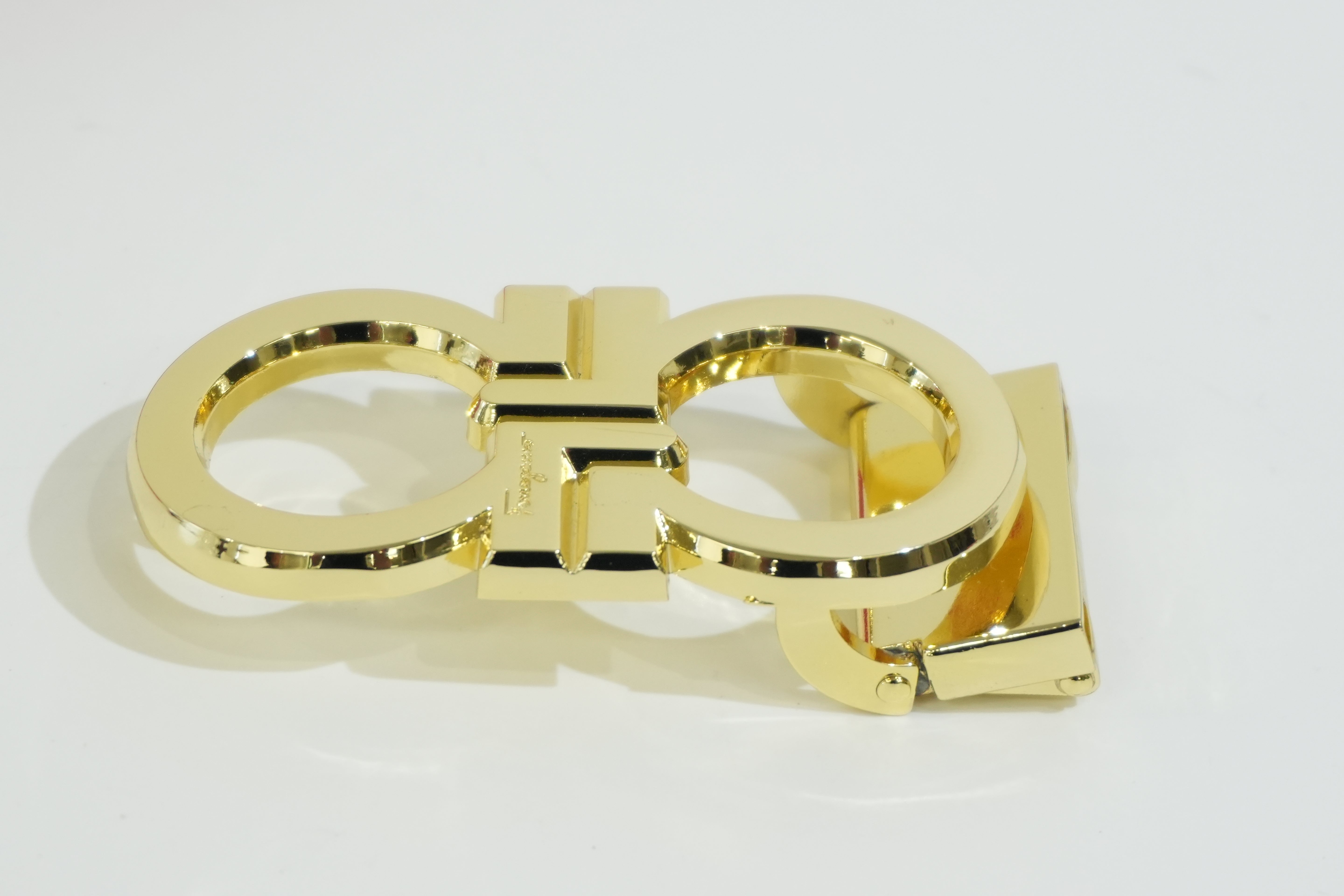 Pre-owned Ferragamo Belt Red